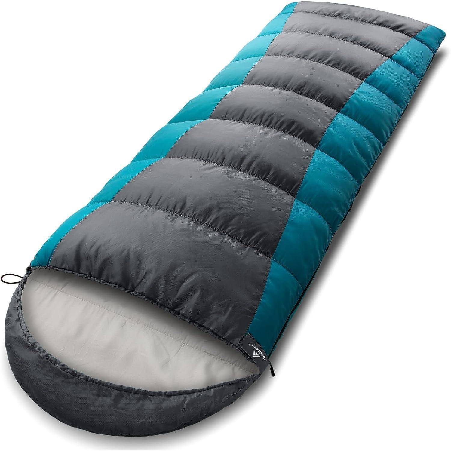 Schlafsack Winter 5bis20Grad bPolyester Liner -Königsblau 10 Grad