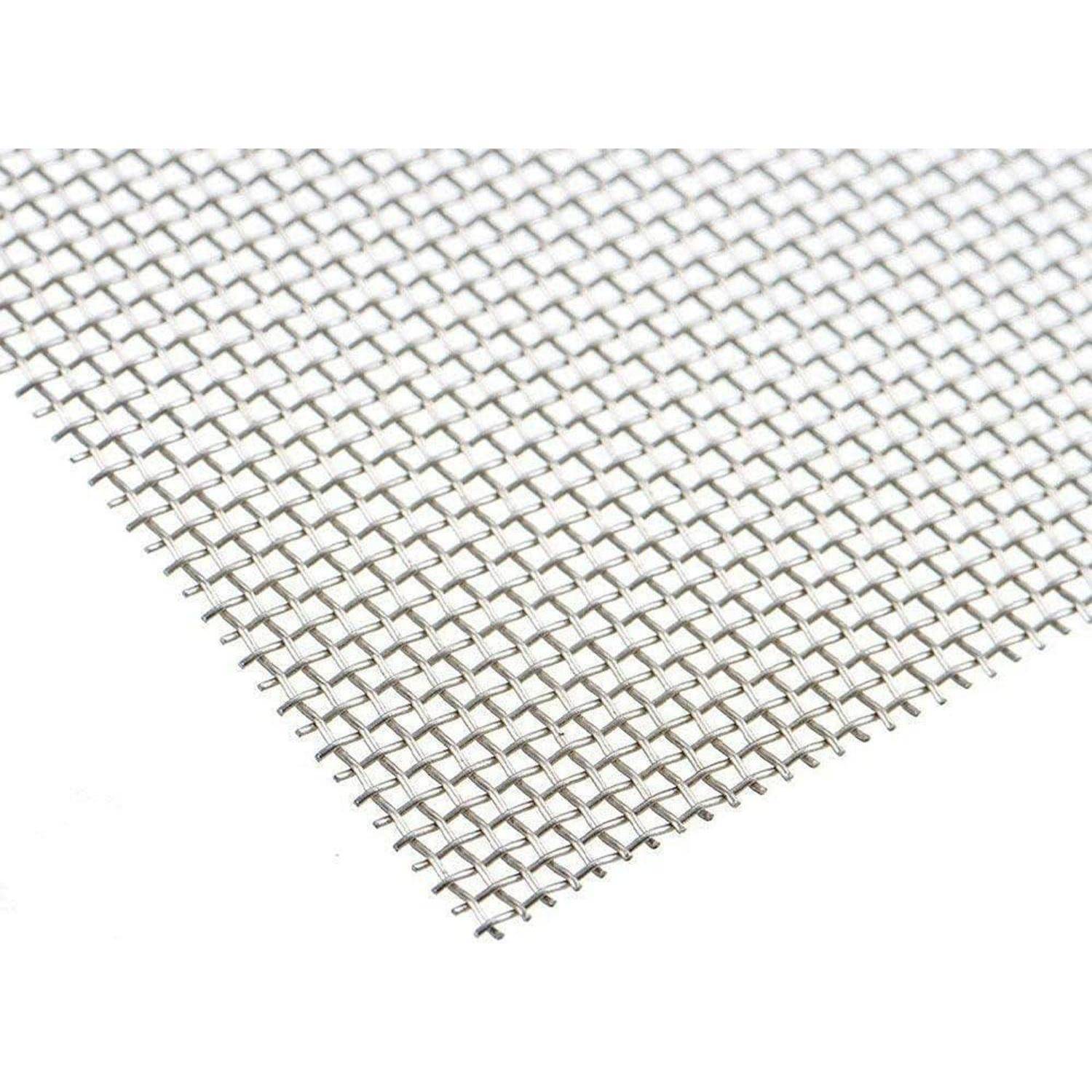 Drahtgitter Edelstahl 4 Stück 30 x 21 cm 1 mm Öffnung