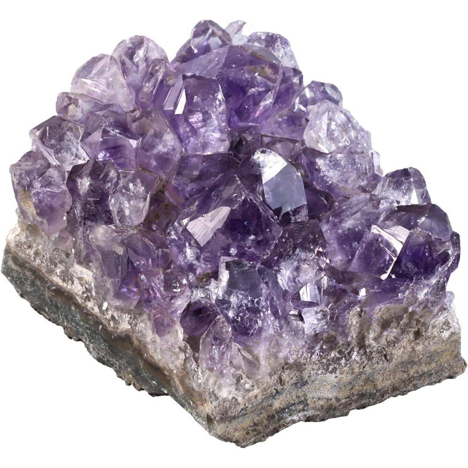 Druse Amethyst Rohstein Kristall Cluster Reiki Heilstein Amethyst L