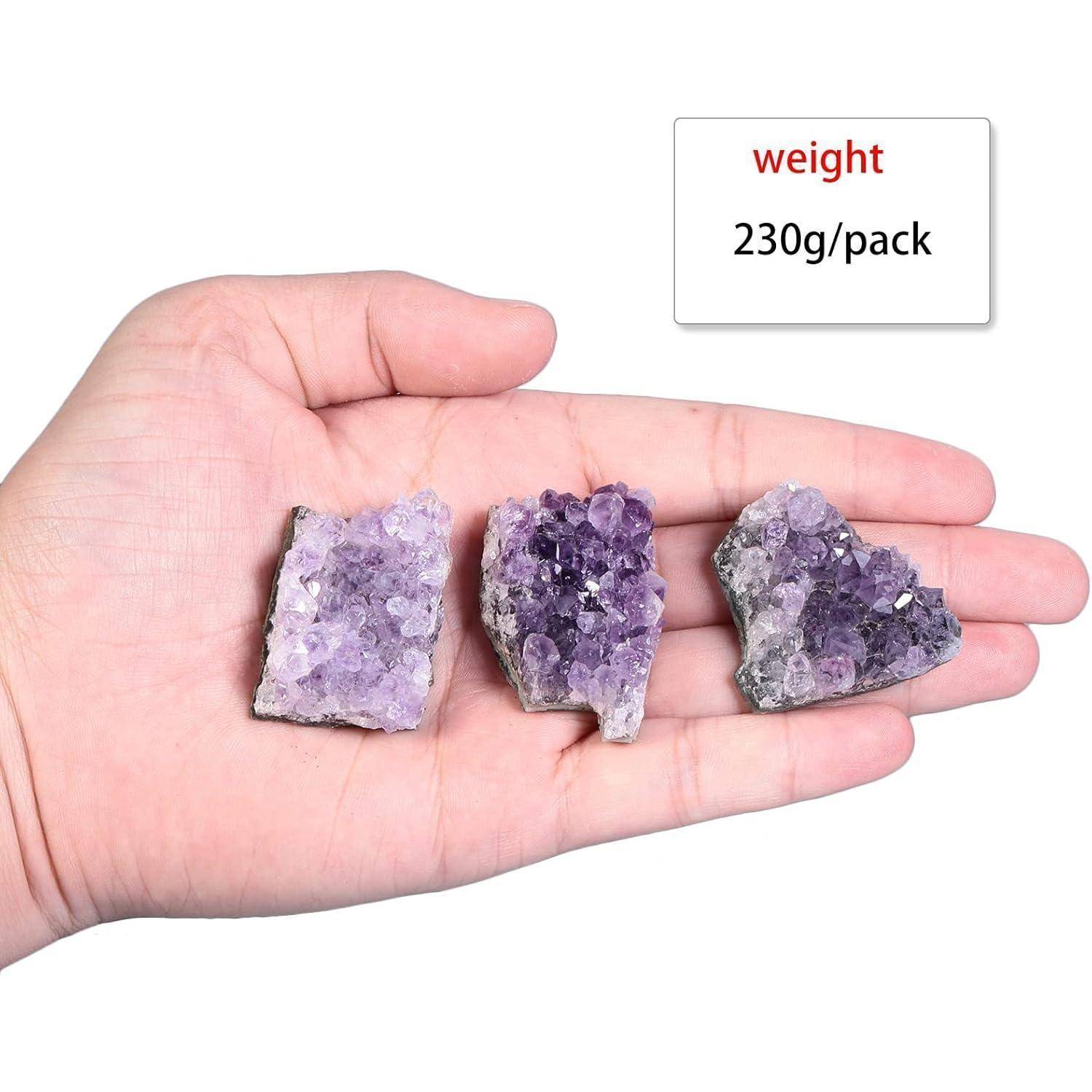 Druse Amethyst Rohstein Kristall Cluster Reiki Heilstein Amethyst L