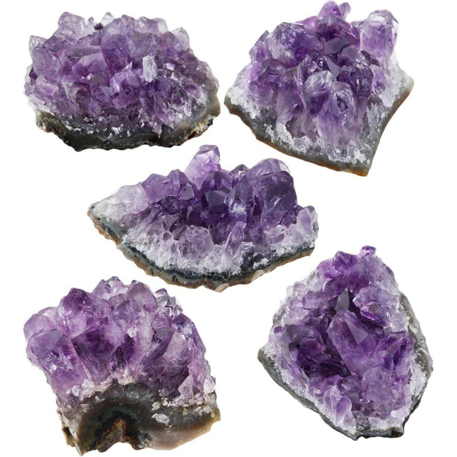 Druse Amethyst Rohstein Kristall Cluster Reiki Heilstein Amethyst L