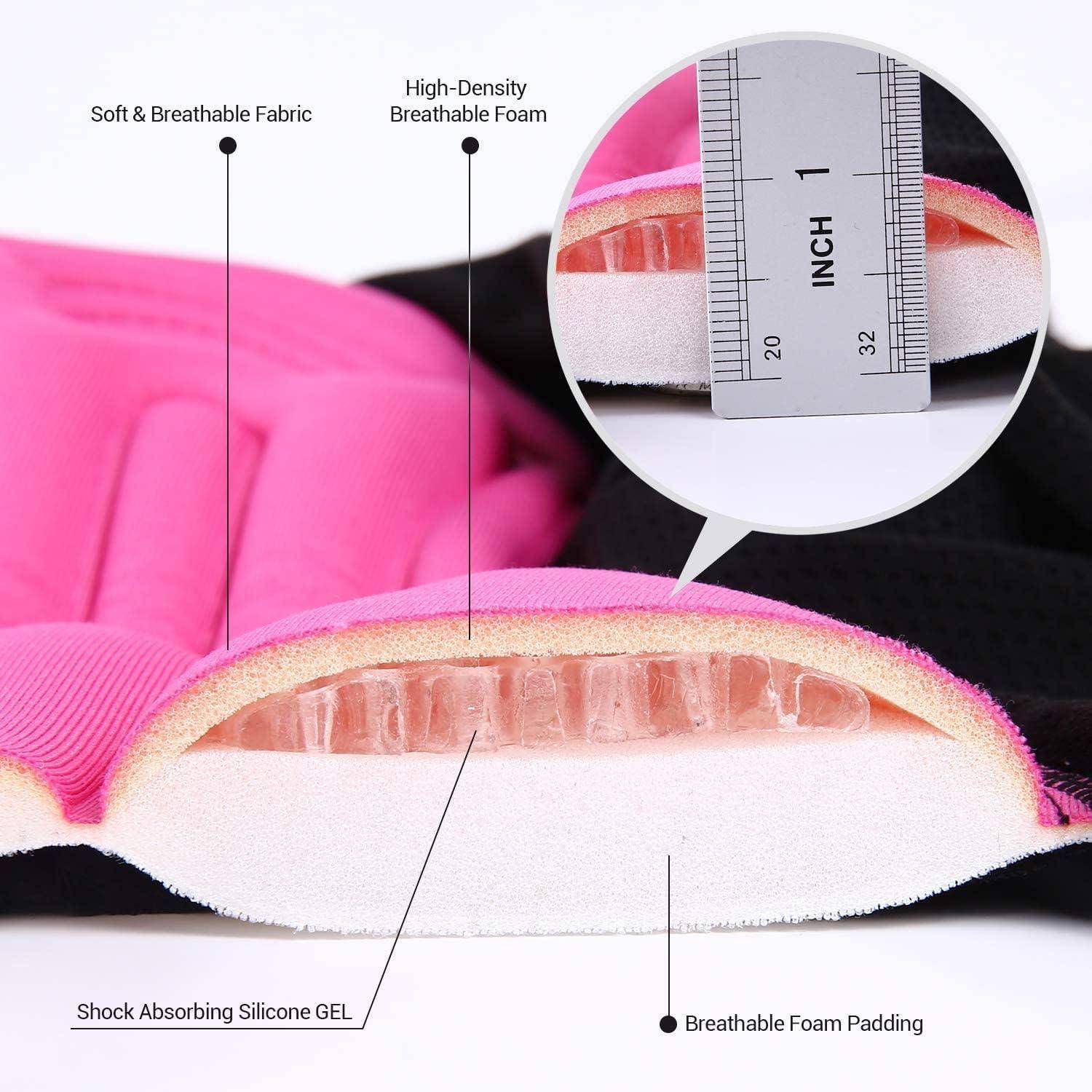 Fahrradunterhose Damen 4D Gepolstert Elastisch Atmungsaktiv S Schwarz