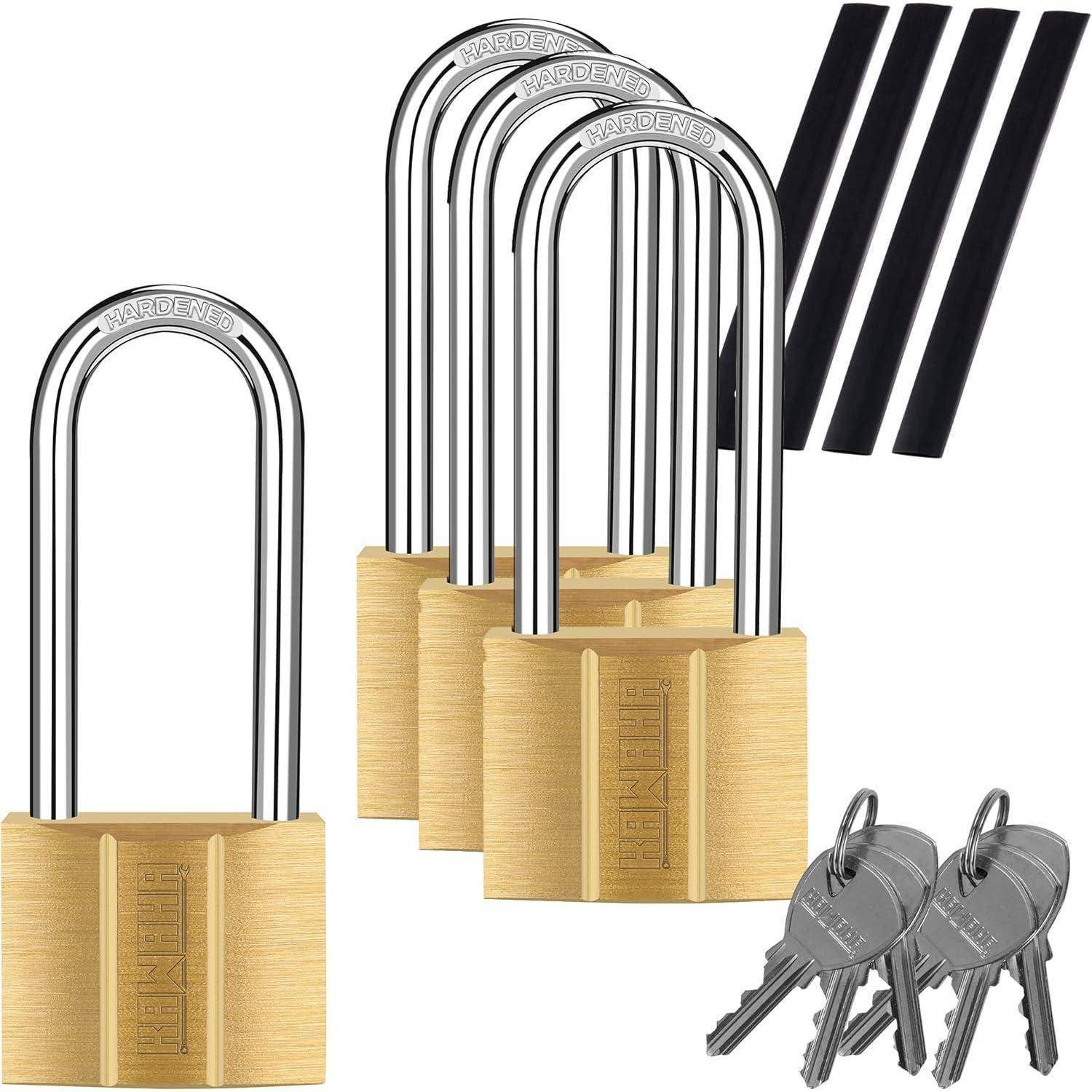 Vorhängeschloss Messingschloss Gleichschließung 40mm 40mml*4