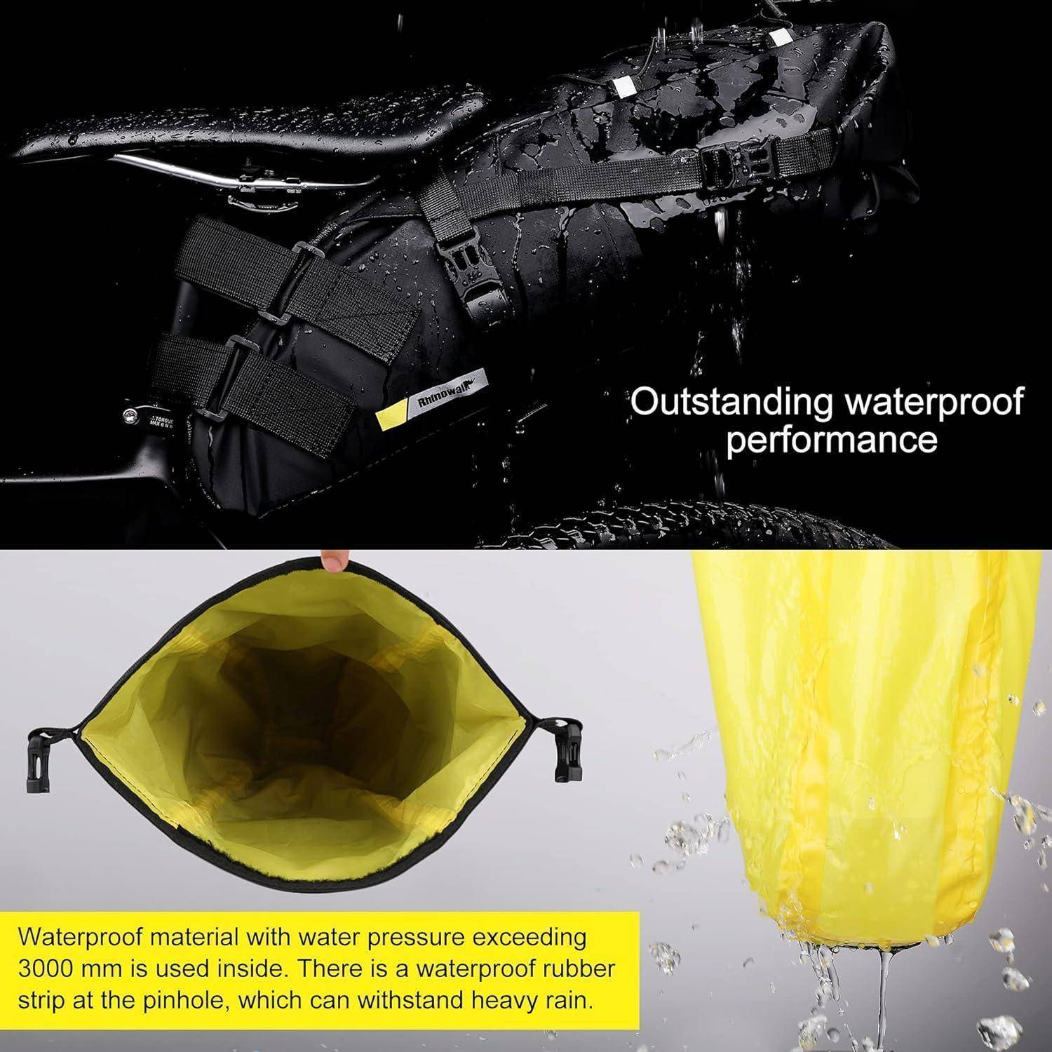 Bikepacking-Tasche mit „herausragender Wasserdichtigkeit