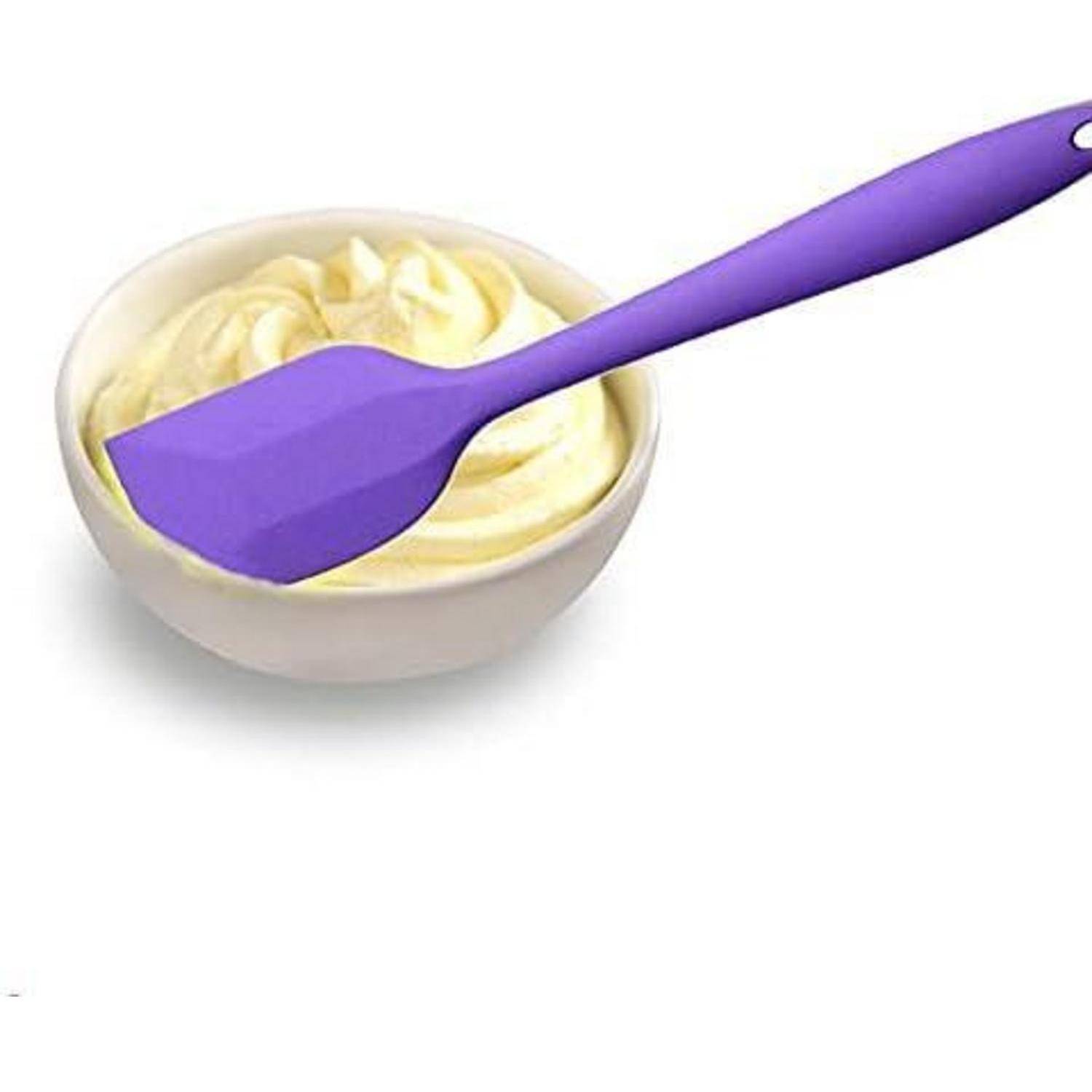 Spatel Silikon Antihaft Edelstahlkern 6teilig J Purple Spatulas 6 Lot