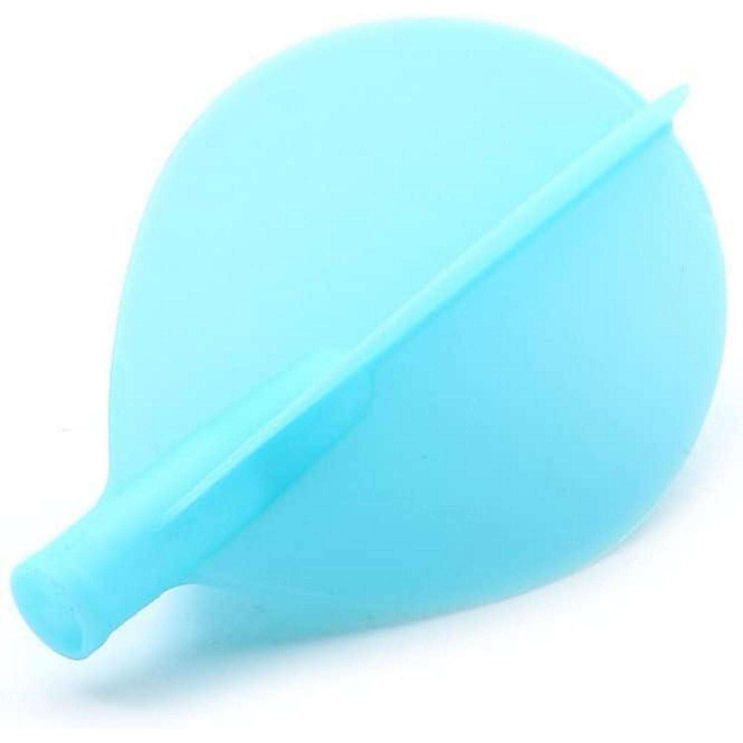 Ein blauer Silikon-Trichter mit flacher Bodenplatte, der zum einfachen Ausgießen verwendet wird.