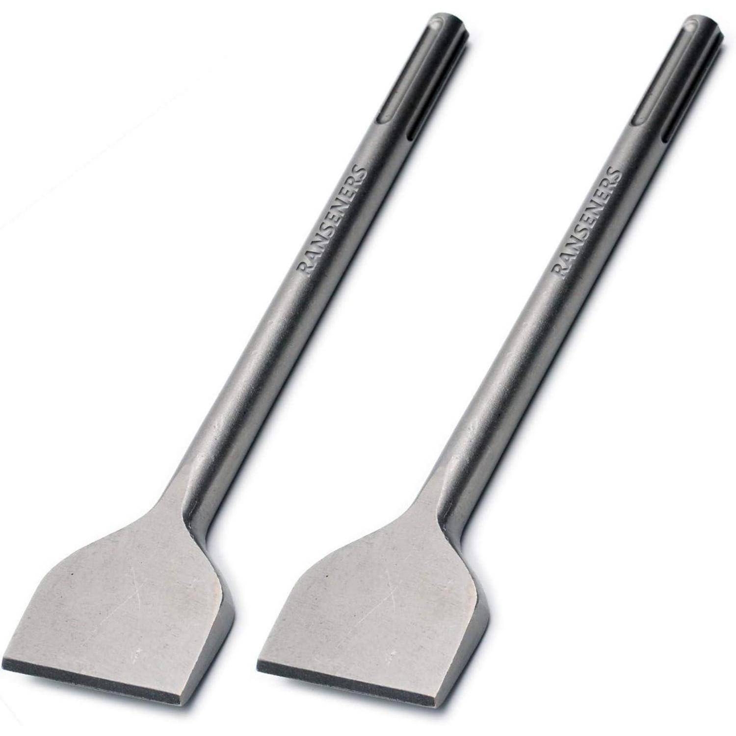 Fliesenmeißel SDS Max Spatmeißel 2er Set 300x75mm Stahl SDS MAX M06