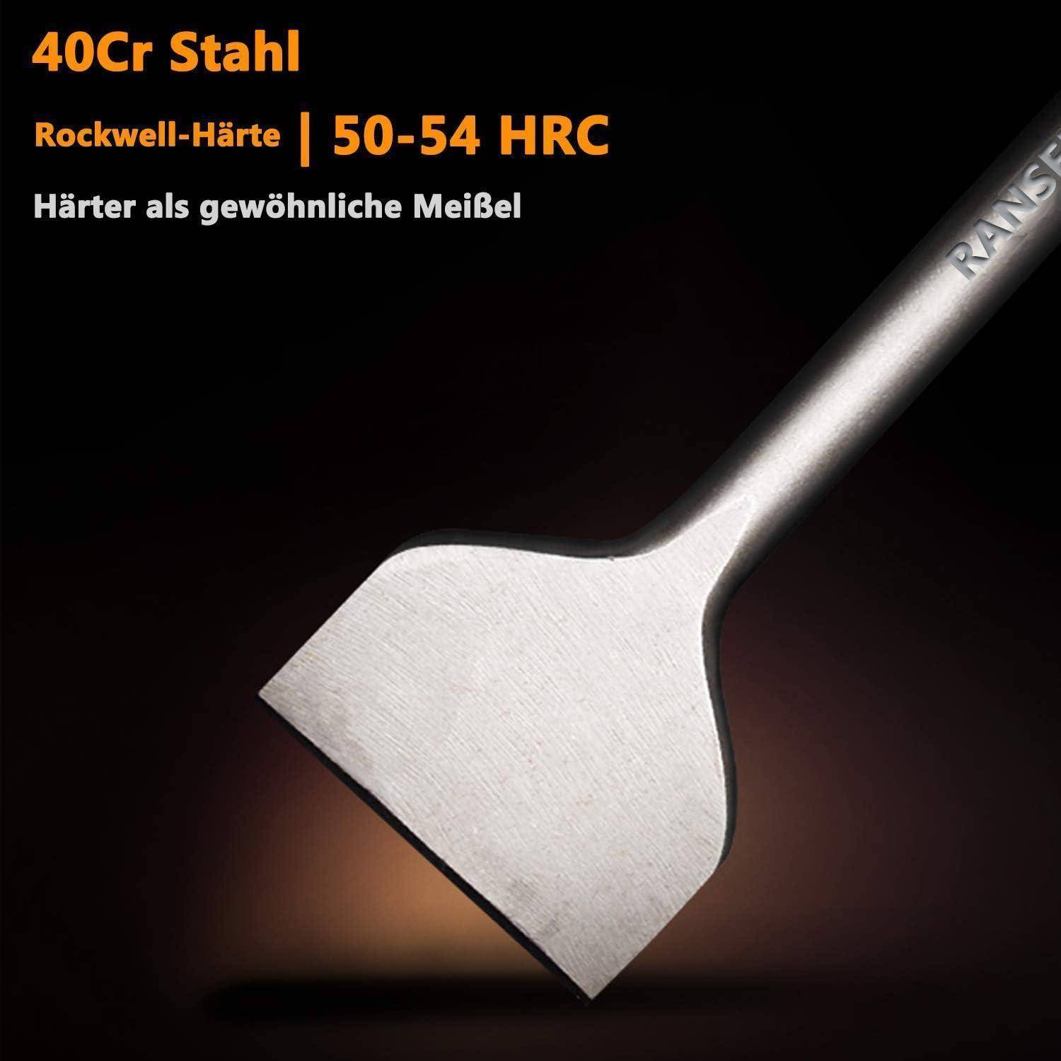 Fliesenmeißel SDS Max Spatmeißel 2er Set 300x75mm Stahl SDS MAX M06
