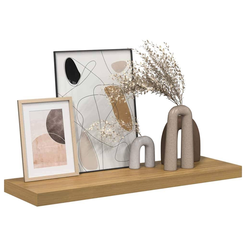 vidaXL Wandregal Wandmontiert Braun 80 x 23,5 x 4 cm Holzwerkstoff