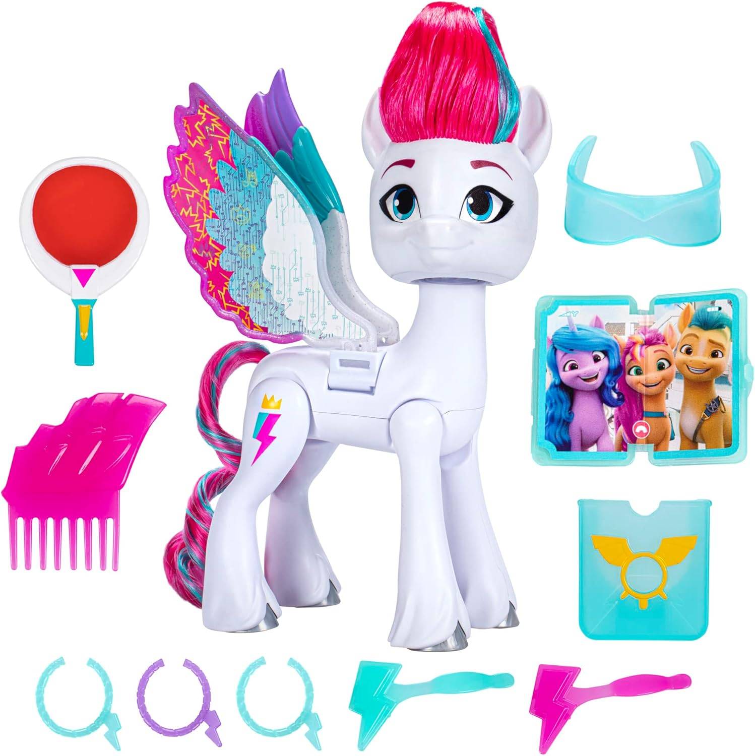 My Little Pony Puppen Zipp Sturmflügel + Überraschung 5,5 Zoll + Zubehör 5+