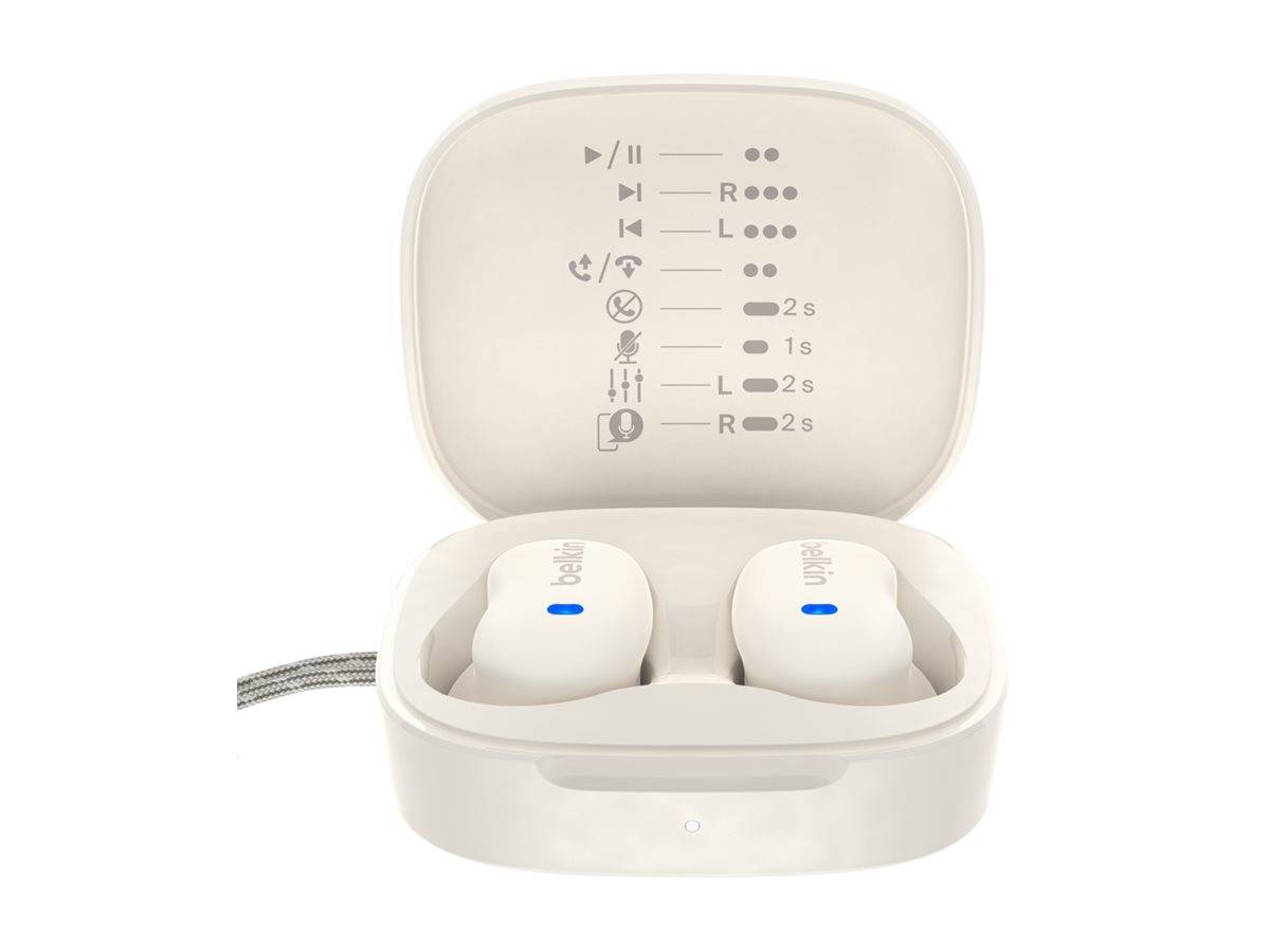 Belkin SoundForm Anywhere - True Wireless-Kopfhörermit Mikrofon - halb-in-ear -
