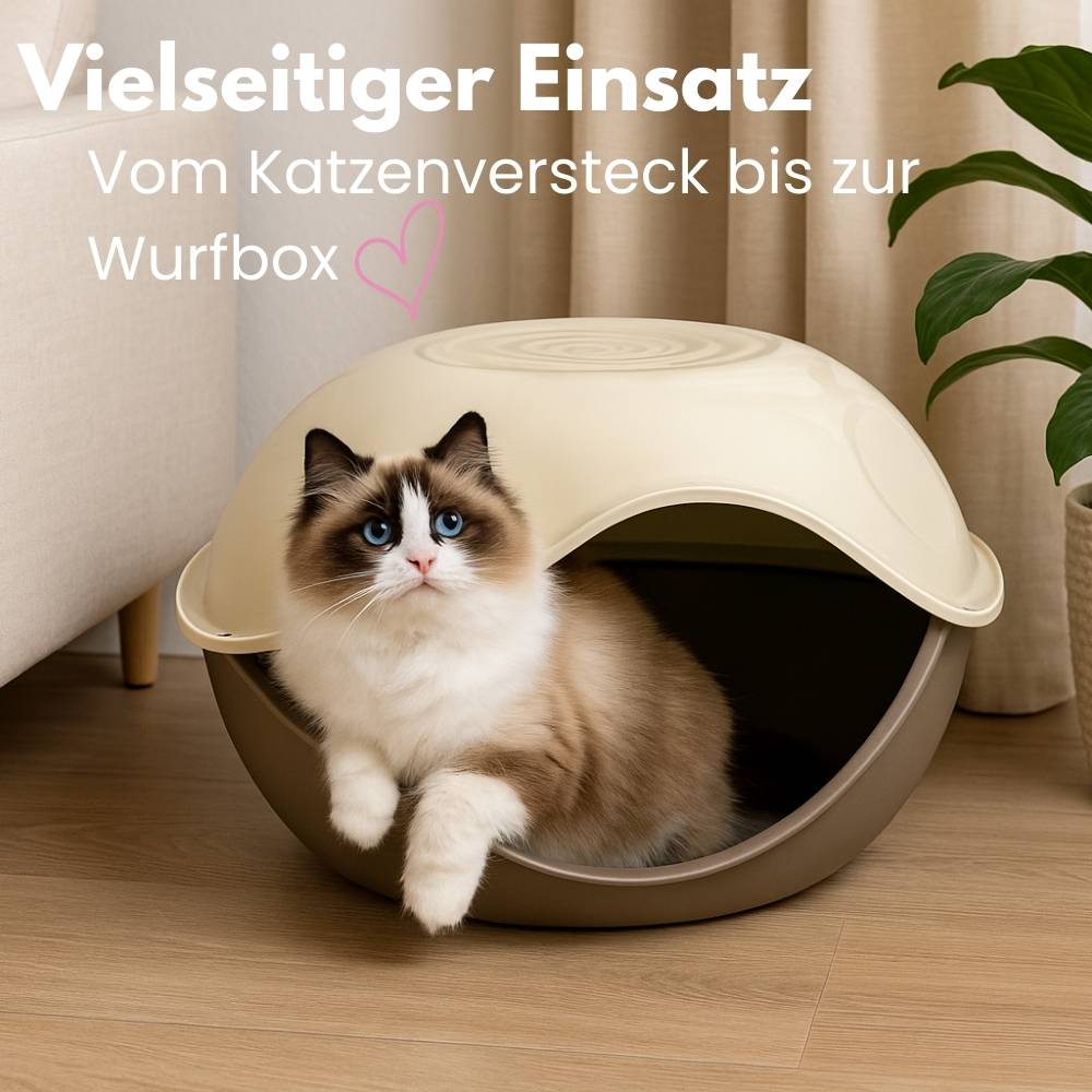 2er Set Katzenhaus Outdoor Hundehütte Katzenhaus Indoor Hundehaus Hundehütte Katzen Haus Katzenhütte Wurfbox Katze Katzenhöhle Katzenversteck