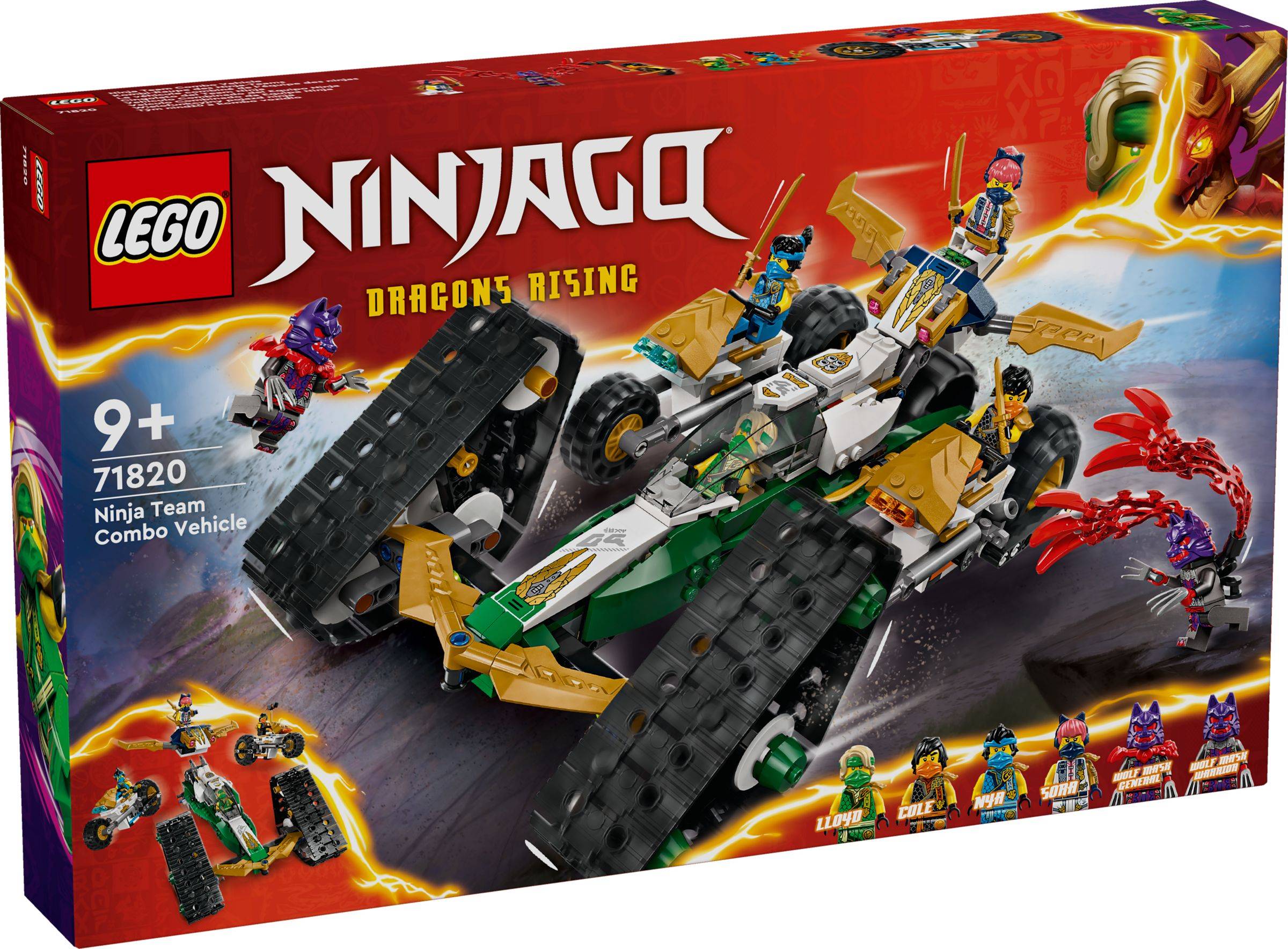 LEGO® NINJAGO® 71820 Kombi-Raupe des Ninja-Teams