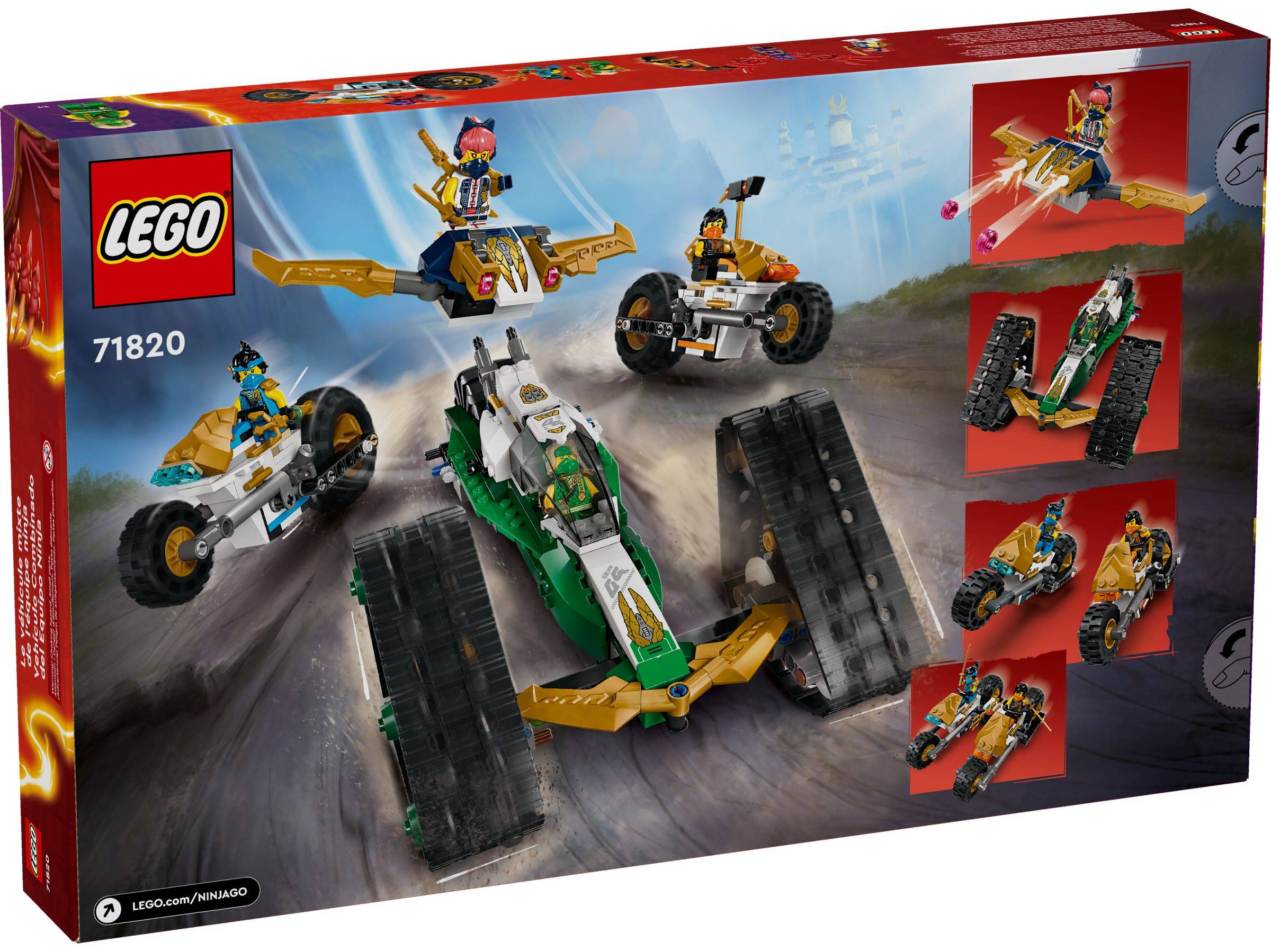 LEGO® NINJAGO® 71820 Kombi-Raupe des Ninja-Teams