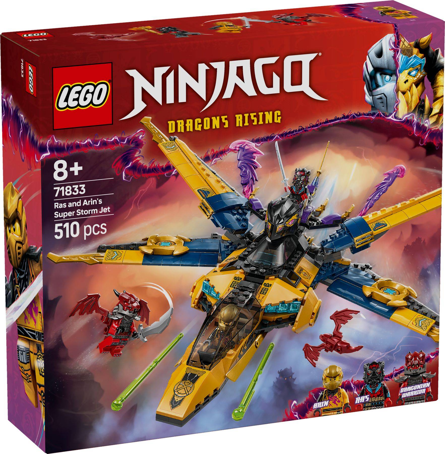 LEGO® NINJAGO® 71833 Ras und Arins Super-Sturmflieger