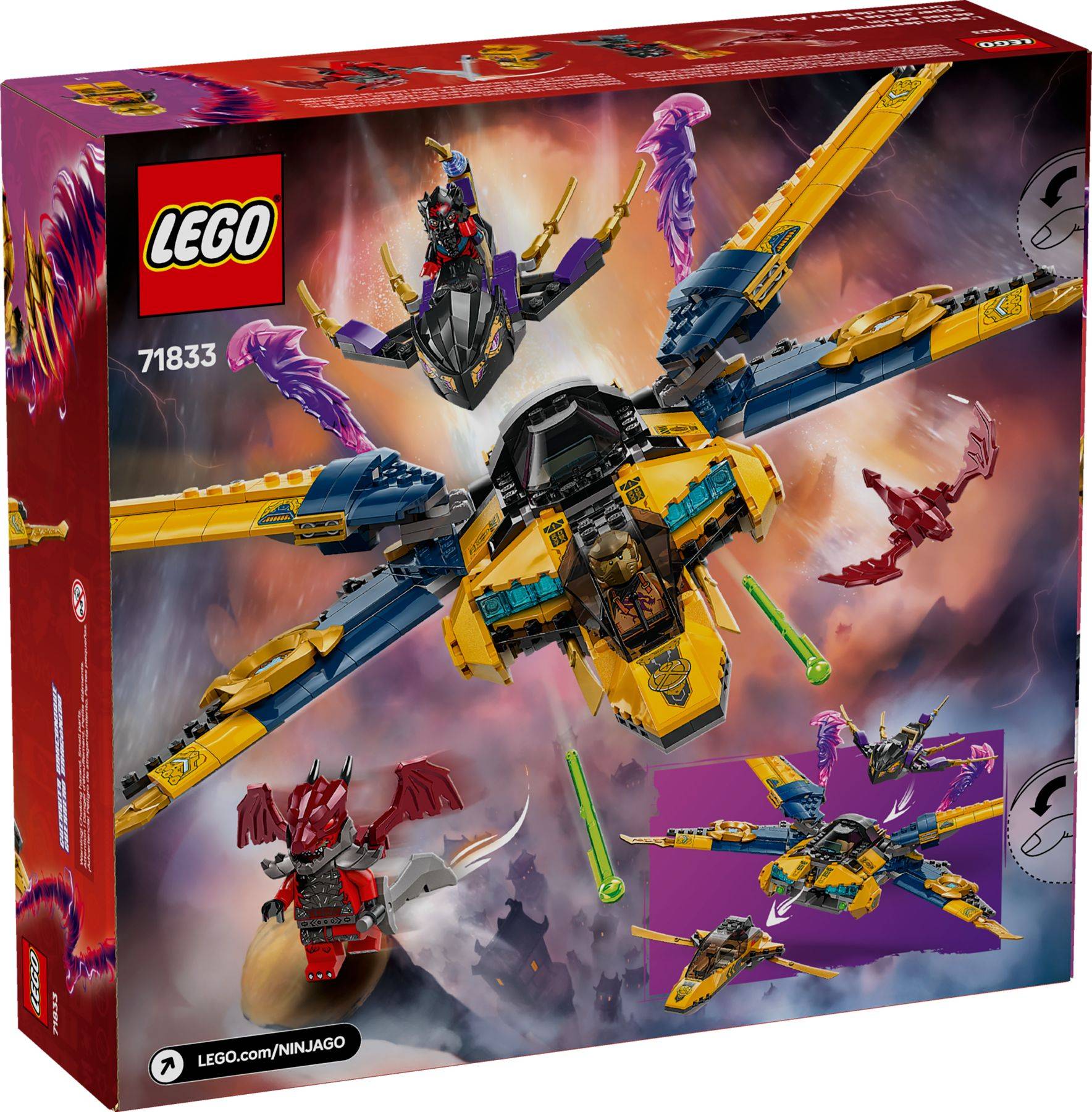 LEGO® NINJAGO® 71833 Ras und Arins Super-Sturmflieger