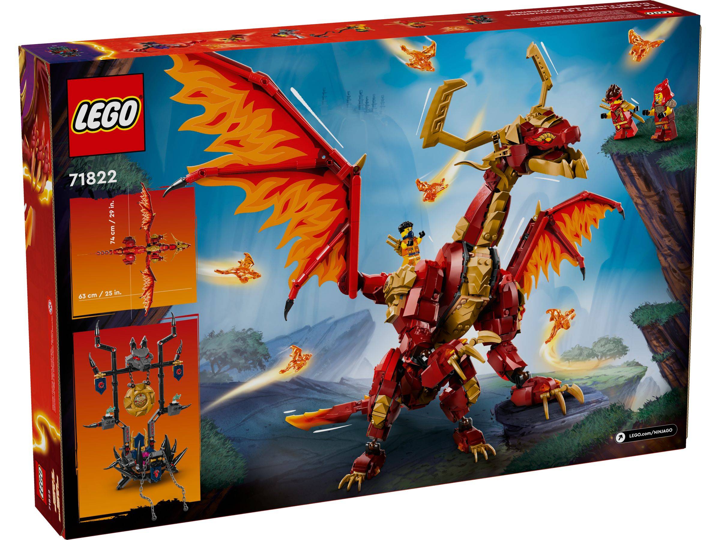 LEGO® NINJAGO® 71822 Quelldrache der Bewegung