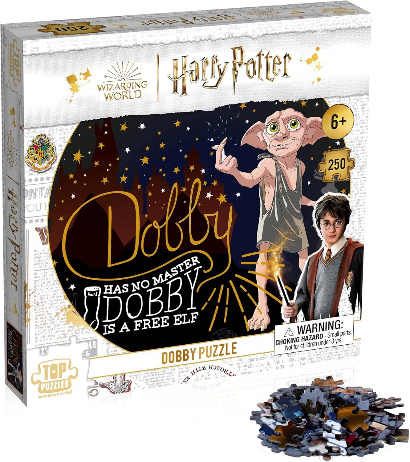 Winning Moves Puzzle Dobby 250 Teile Harry Potter Fanartikel Kinder Erwachsene Geschenk