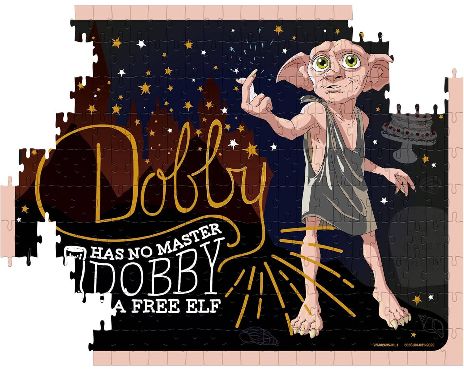 Winning Moves Puzzle Dobby 250 Teile Harry Potter Fanartikel Kinder Erwachsene Geschenk