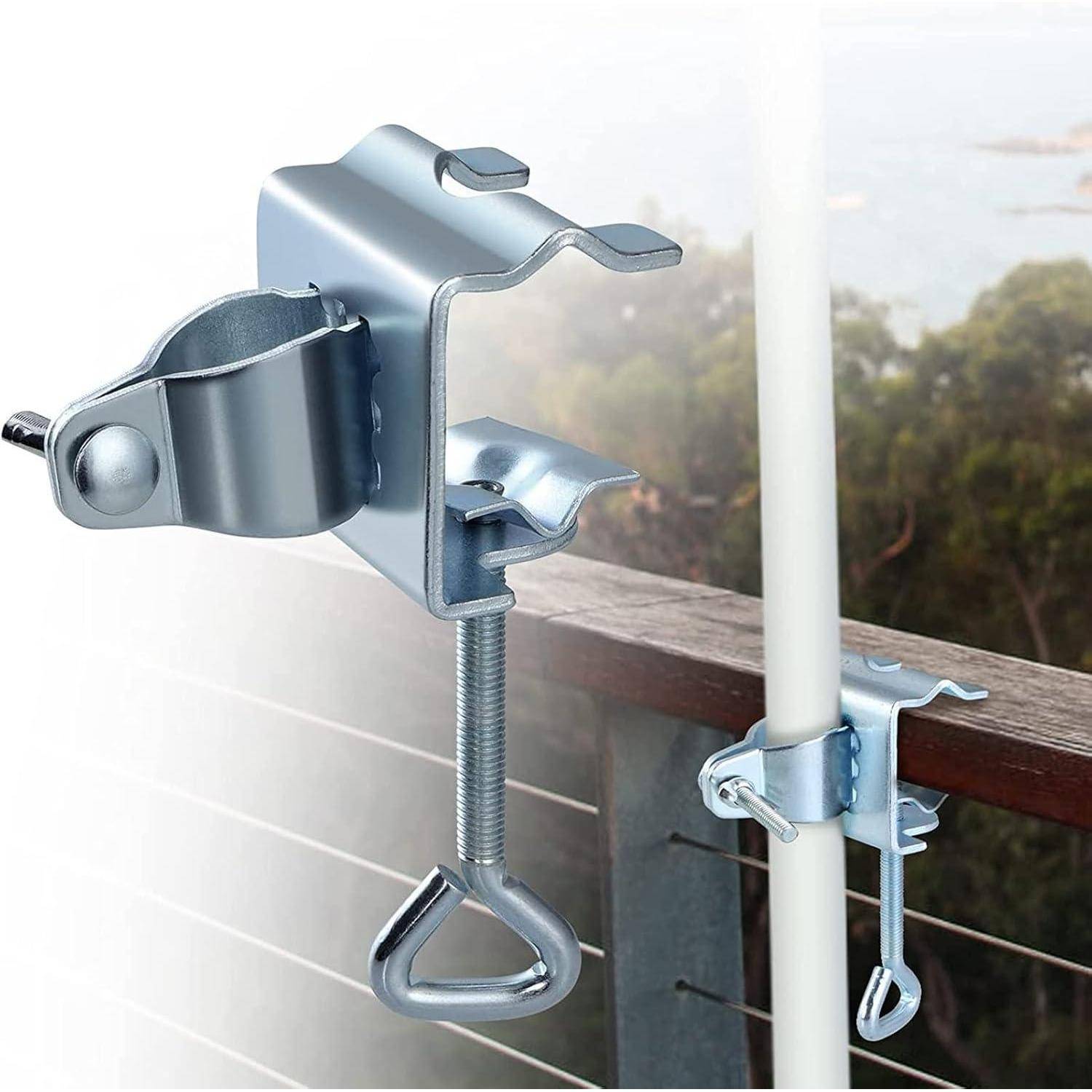 Sonnenschirm Clip Schirmhalter Tischklammer Tragbar Universal