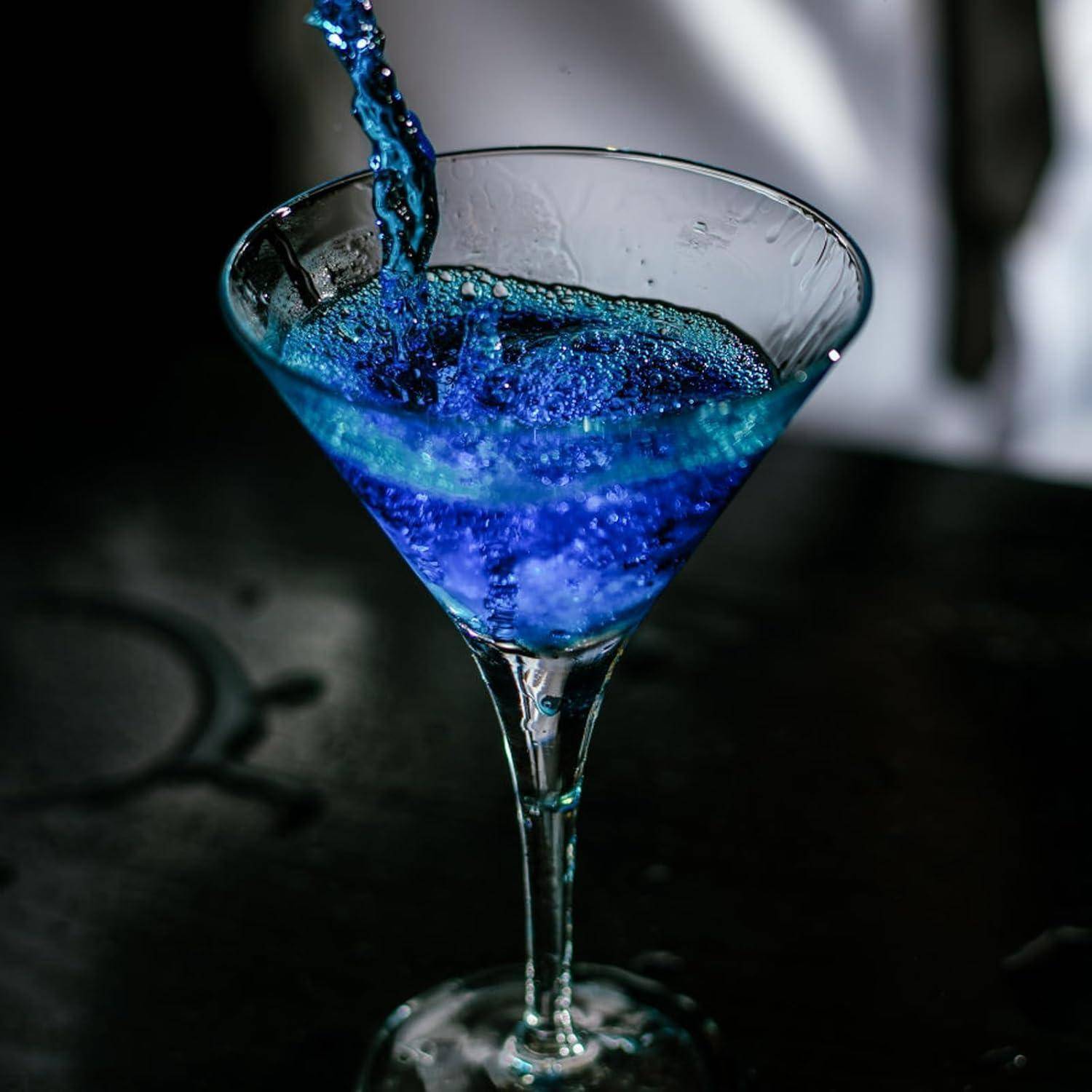 Martini Gläser Cocktailgläser 2er Set Kristall 240ml mit Geschenkbox