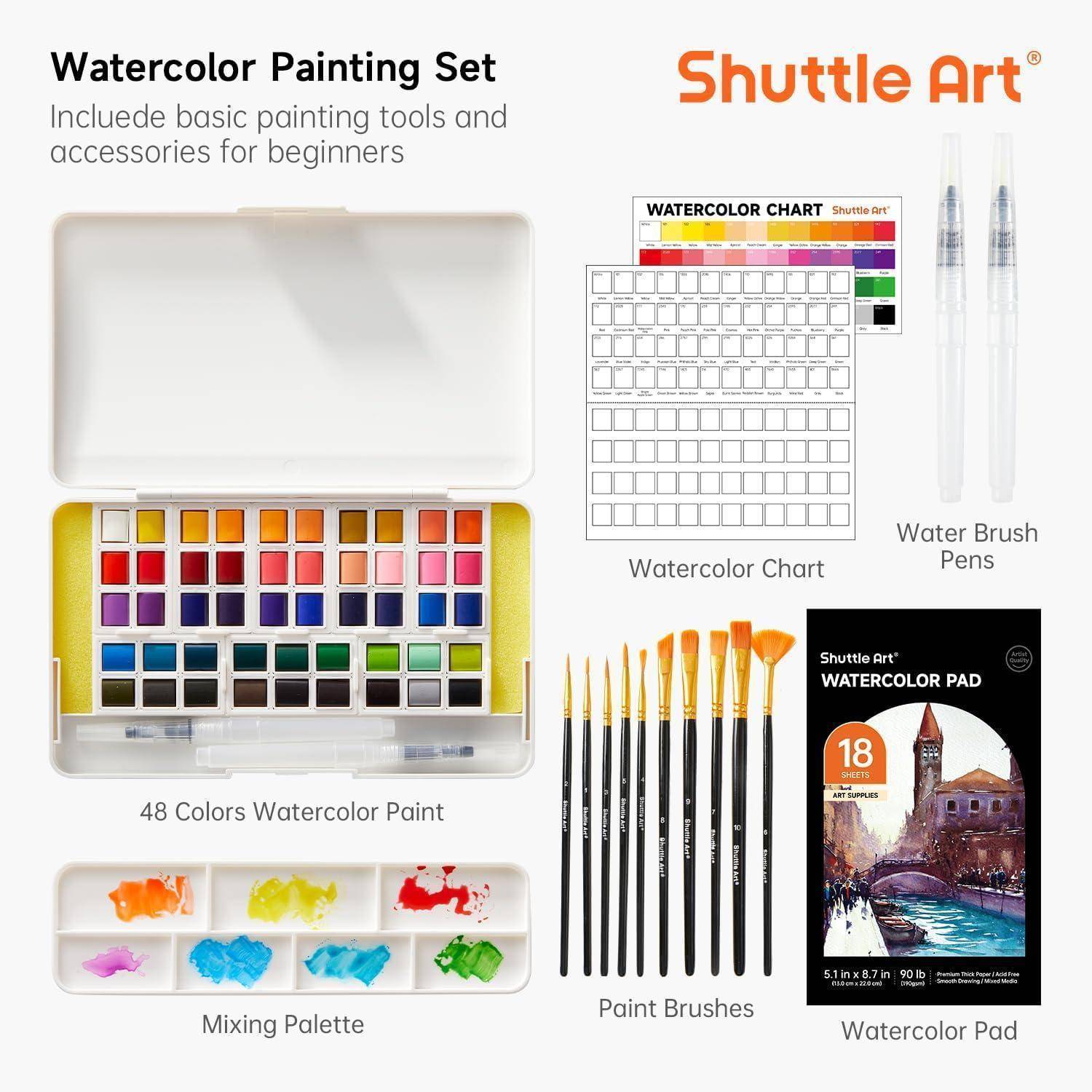Aquarellfarben Set, 48