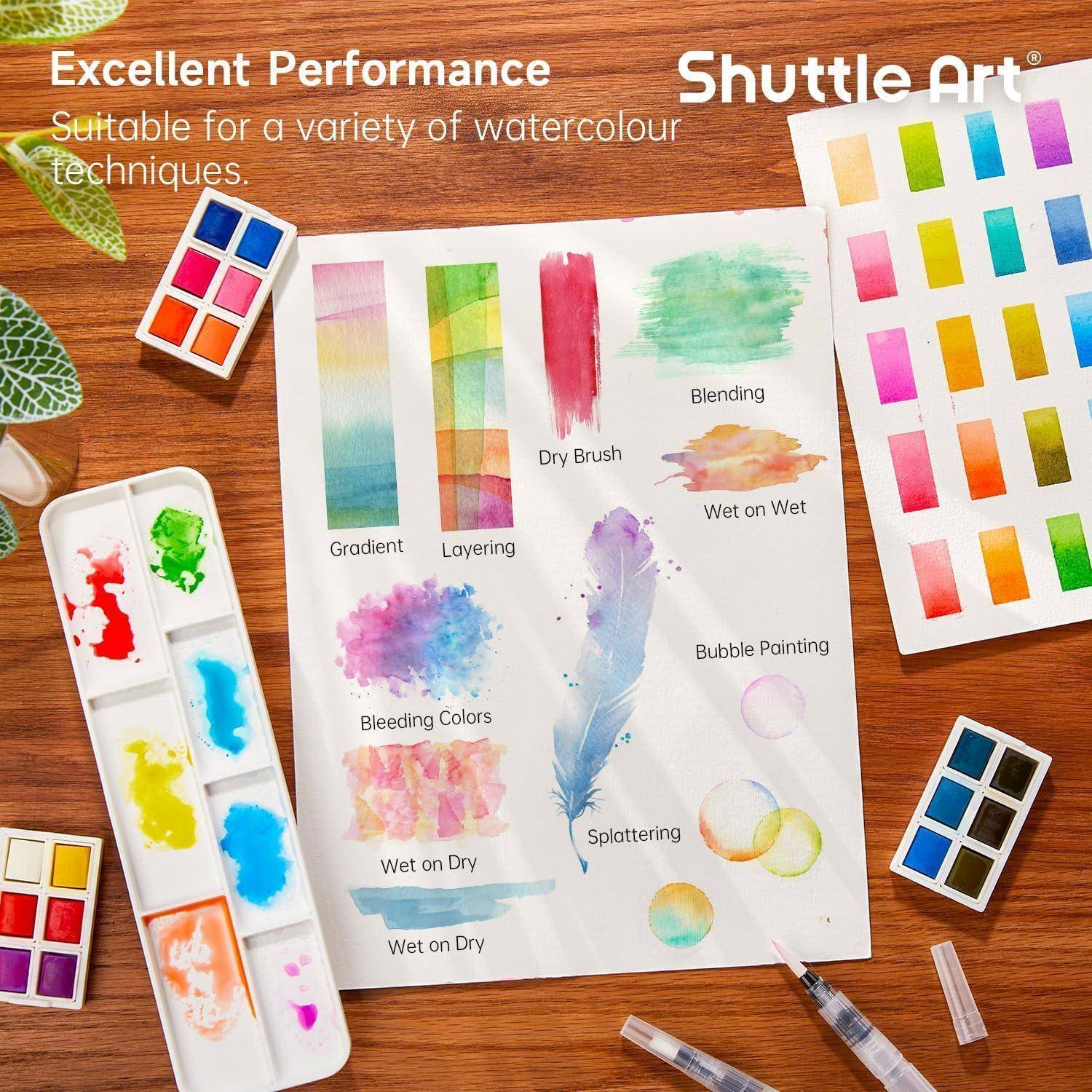 Aquarellfarben Set, 48