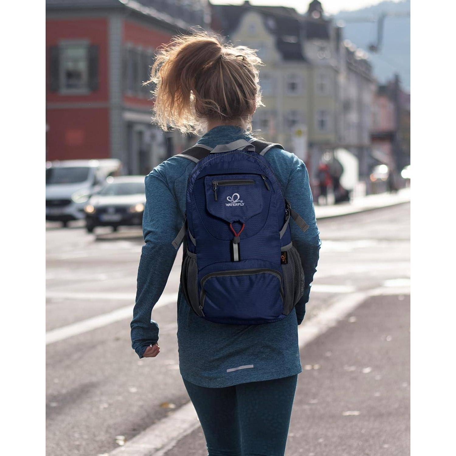Ultraleichter Faltbarer 20L Rucksack: Wandern Camping