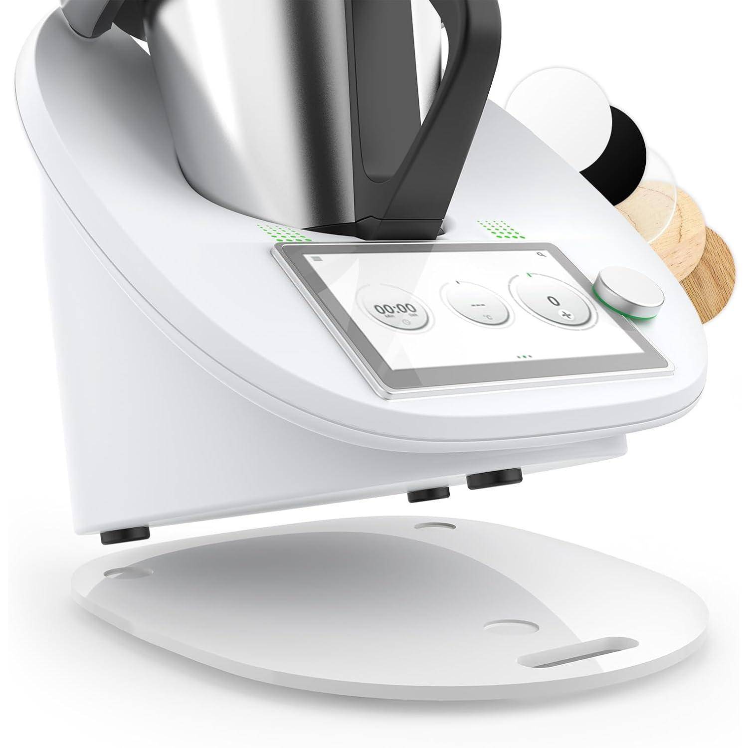 Gleitbrett für Thermomix TM6 TM5 | Acryl Rollbrett mit Silikonpads