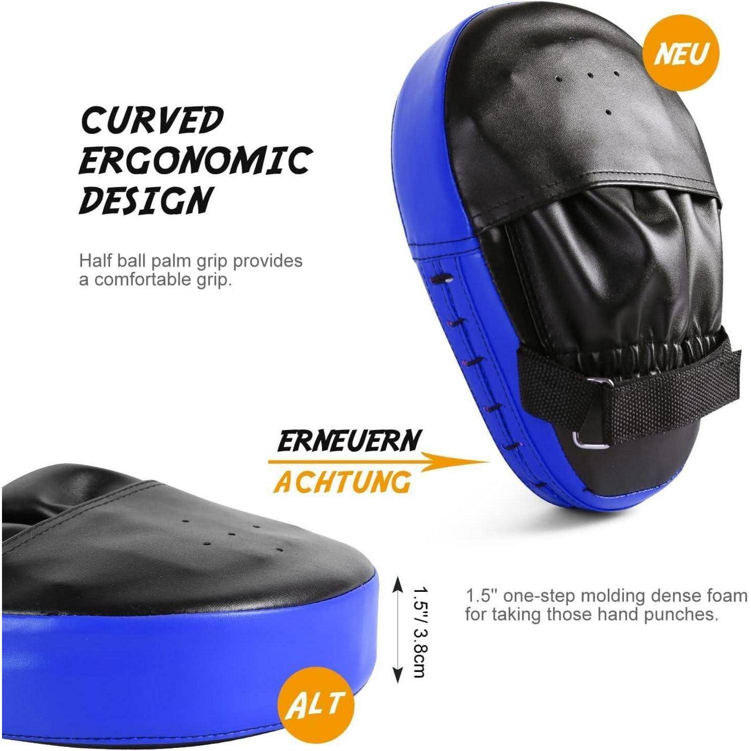 Handpratzen Set 2 IN 1 PU Pratzen Schlagpolster Boxsack Boxen