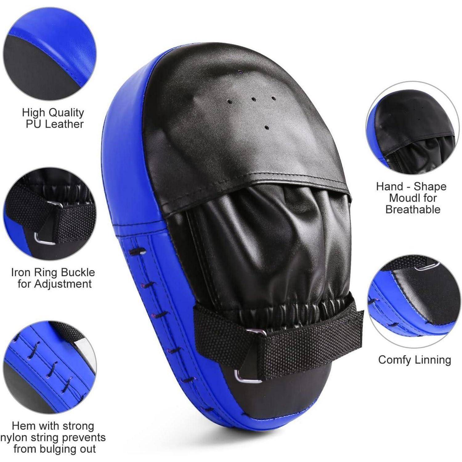 Handpratzen Set 2 IN 1 PU Pratzen Schlagpolster Boxsack Boxen