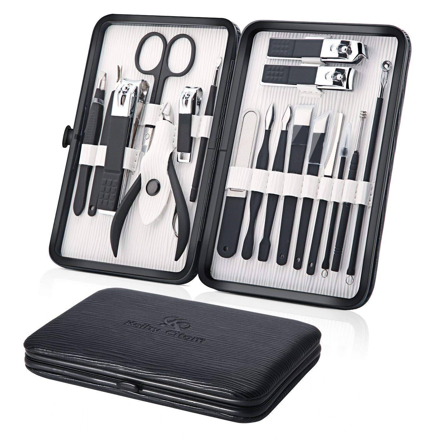 Maniküre Set Professionelles Nagelknipser Pediküre Kit 18-teilig