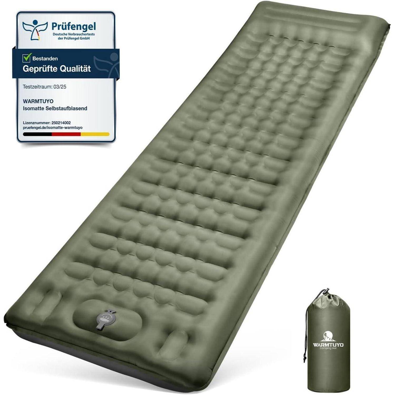 Isomatte Camping Selbstaufblasend 12cm Outdoor Luftmatratze