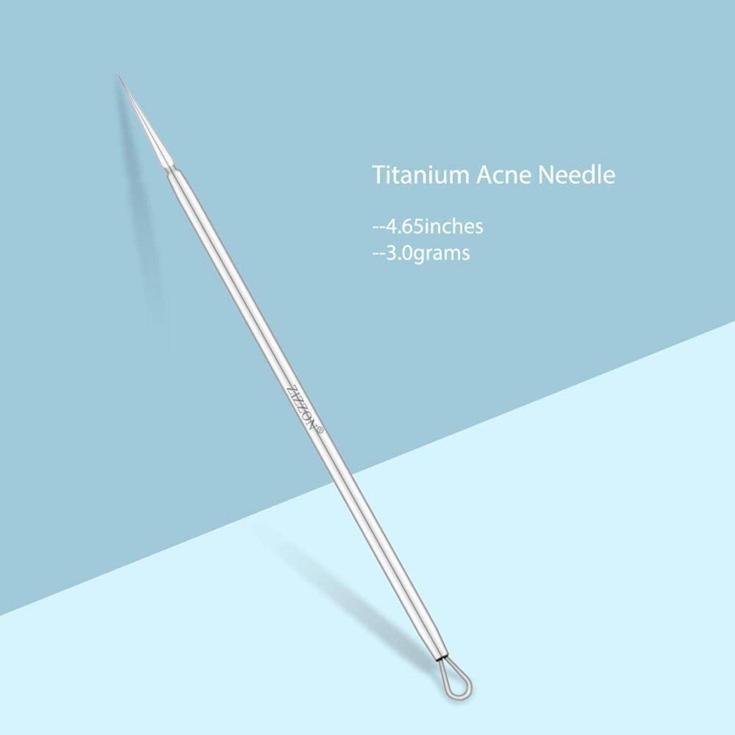 Titanium Lanzettennadel Akne Mitesser Pickelentferner Tool