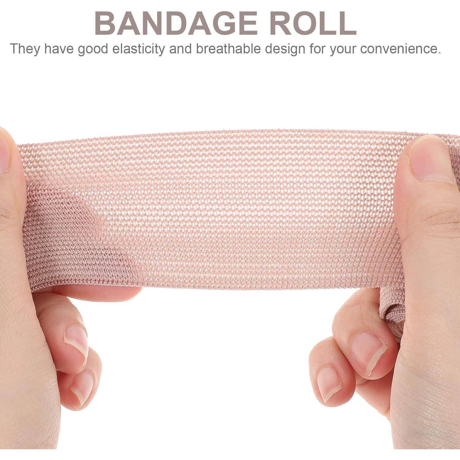Elastische Kompressionsbandage 4er Pack - 2 3 4 6 Zoll Rollen - Knie