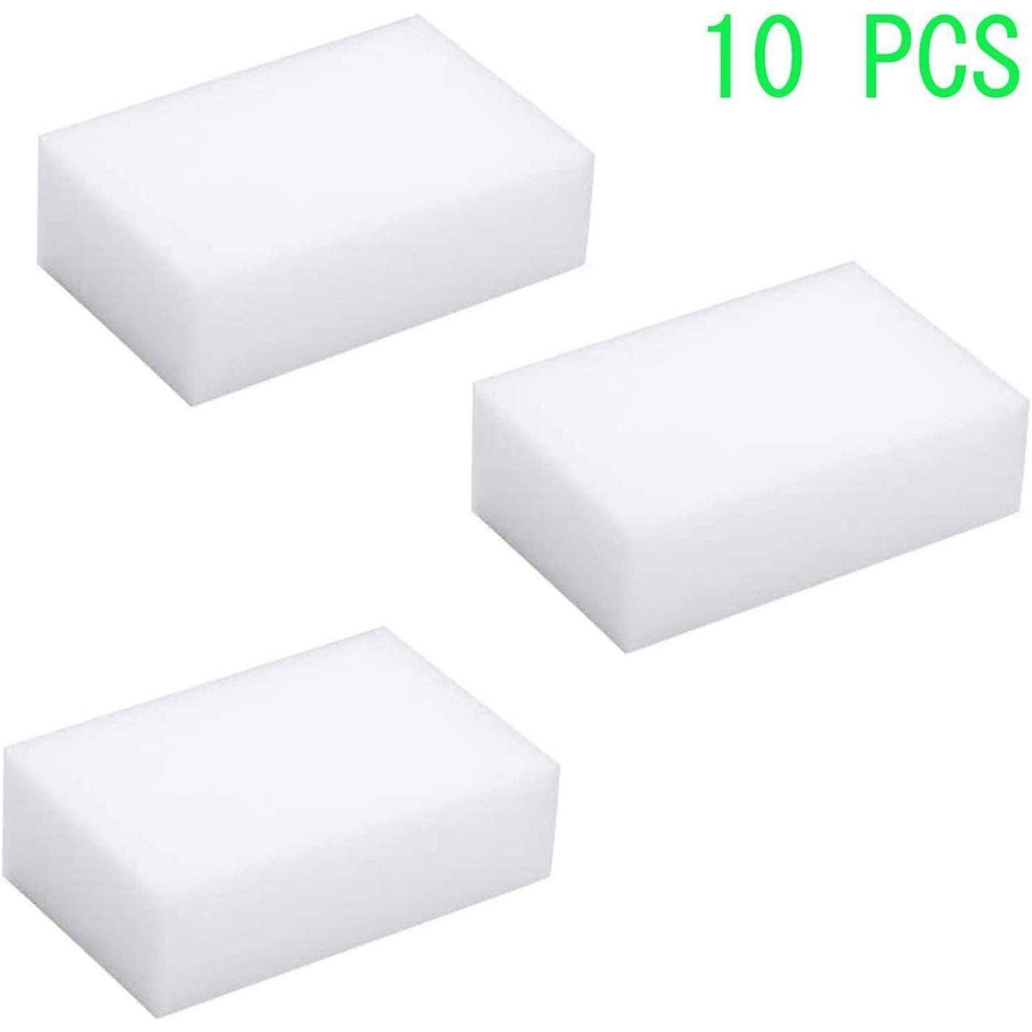 10er Pack Radierschwamm 100x60x20 mm für Küche Bad Möbel