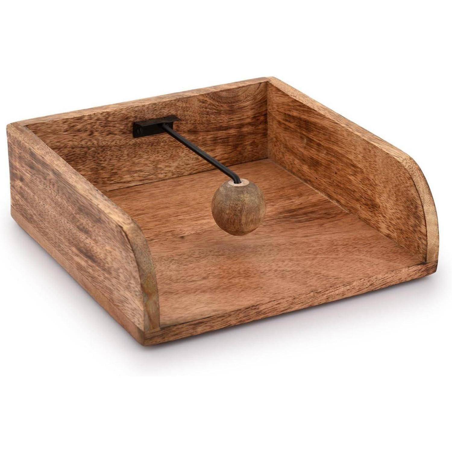 Rustikaler Serviettenhalter Bauernhaus-Design für Küche & Picknick