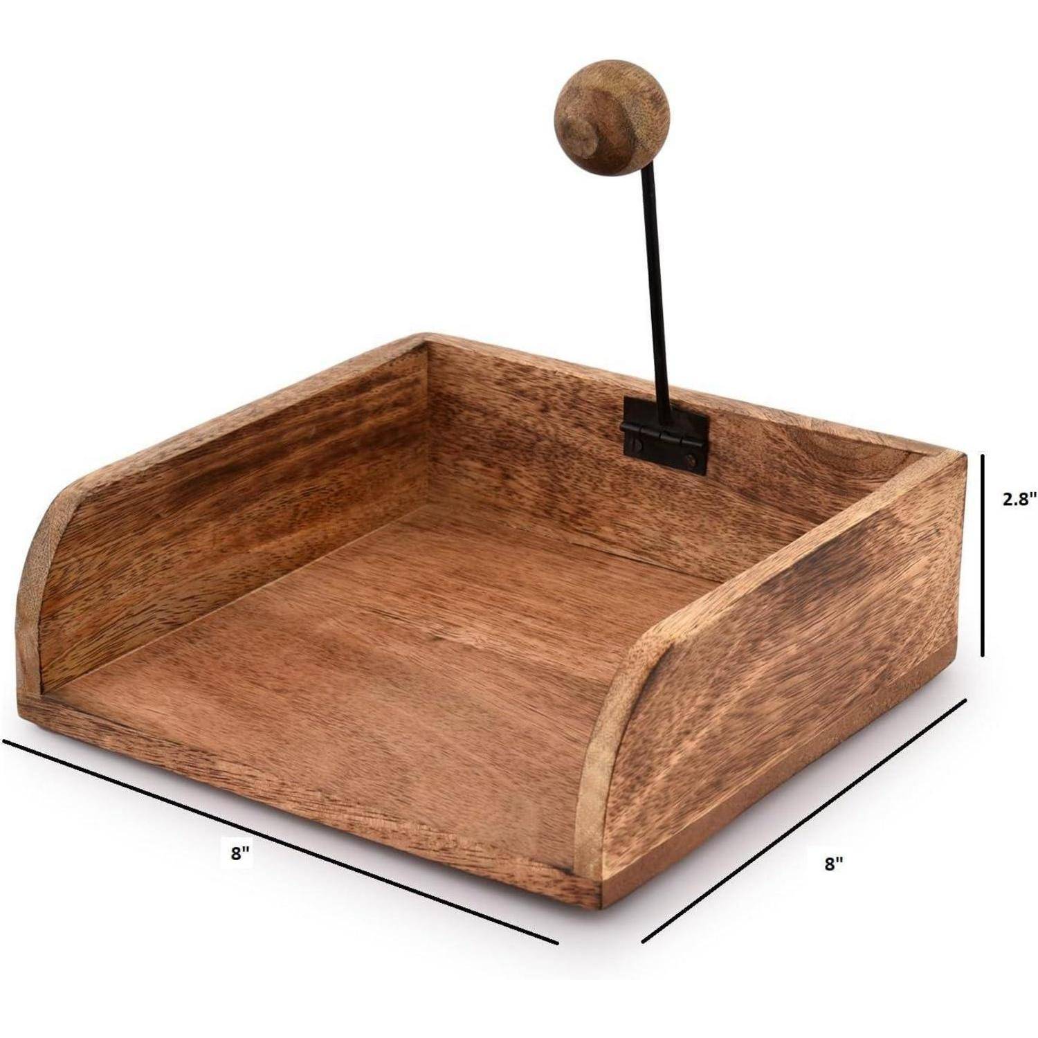 Rustikaler Serviettenhalter Bauernhaus-Design für Küche & Picknick