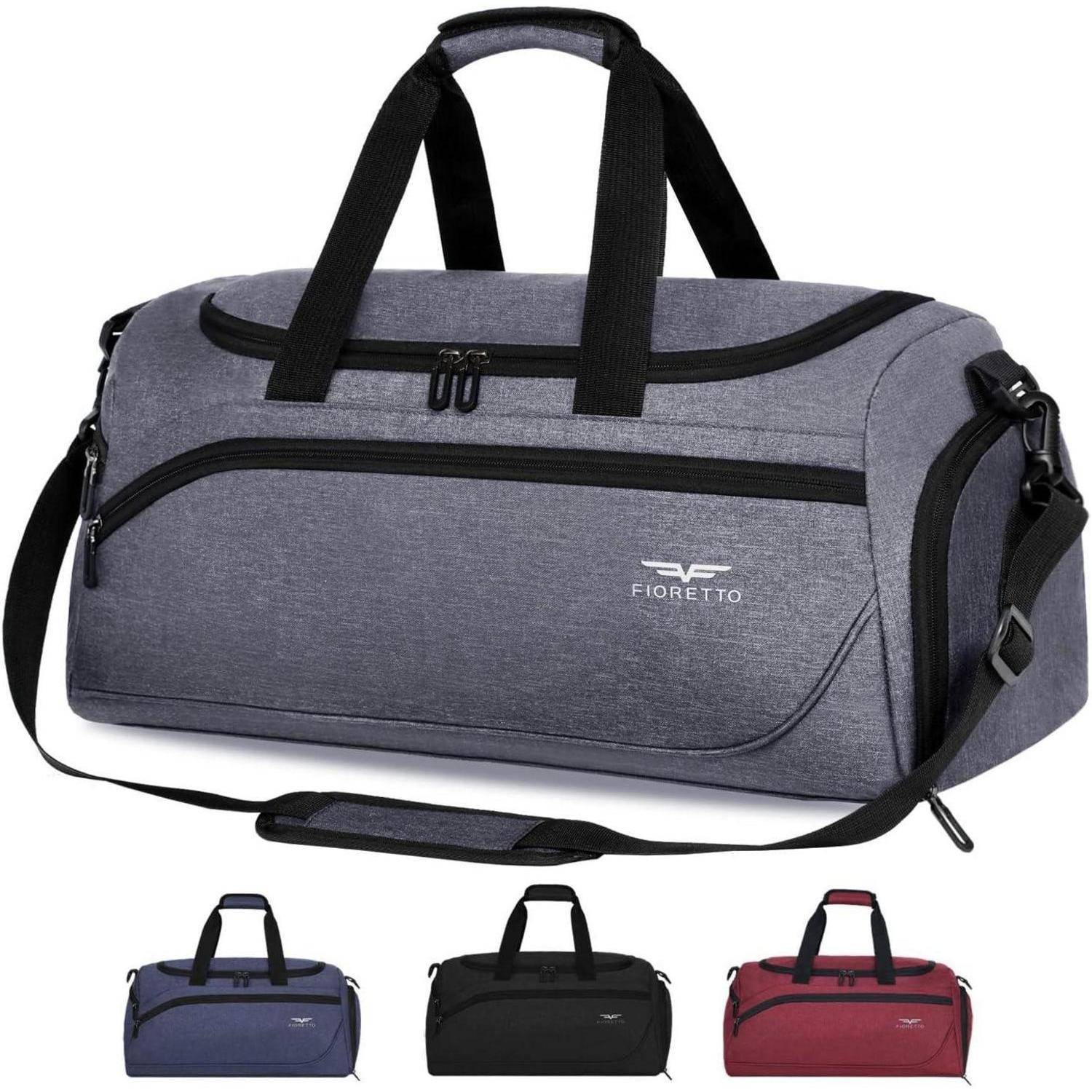 Sporttasche 35L für Damen und Herren mit Schuh- und