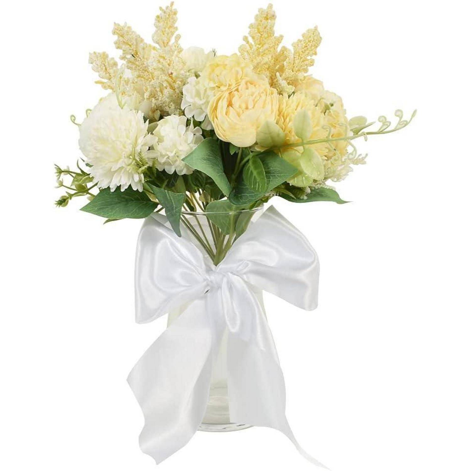 Satinband 10cm breit weiß Hochzeit Auto Stuhl-Schärpen Tischschleifen