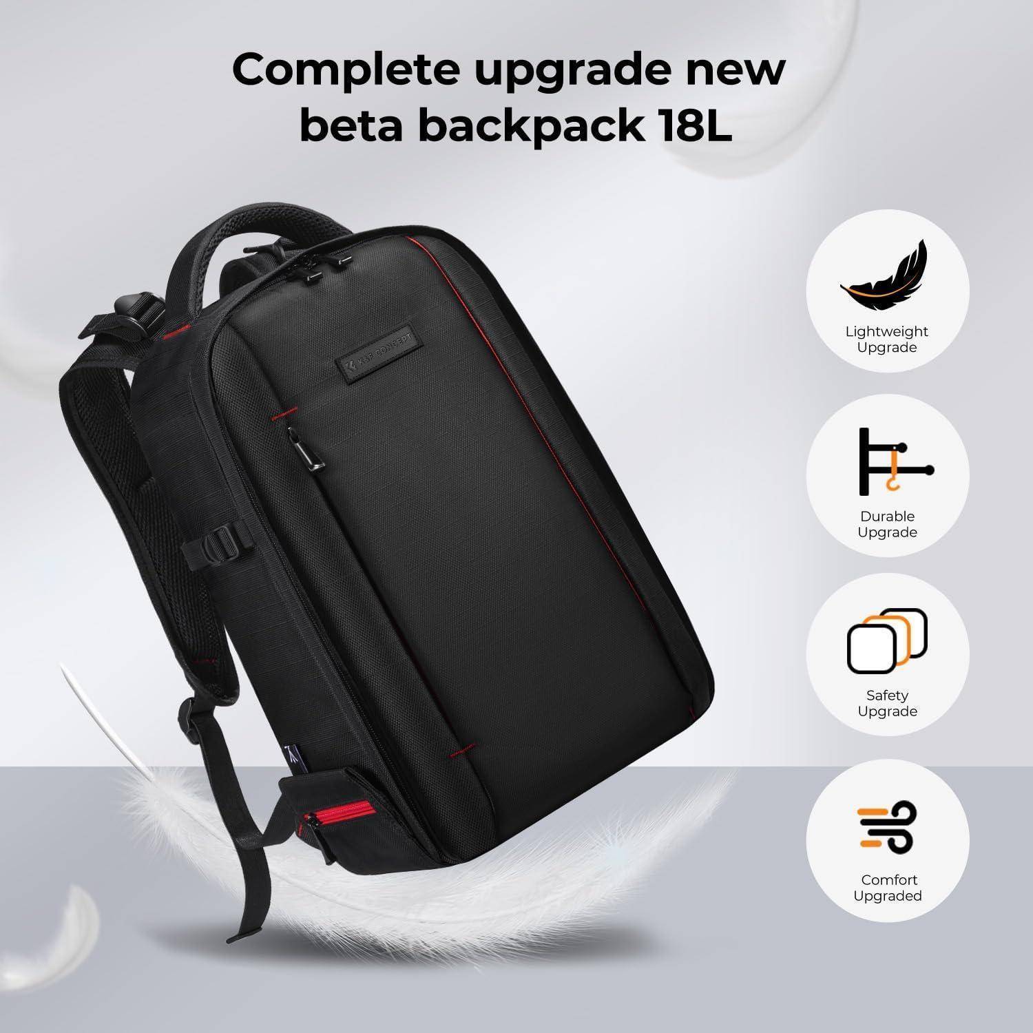 Fotorucksack wasserdicht Kameratasche mit Laptopfach für Canon Sony
