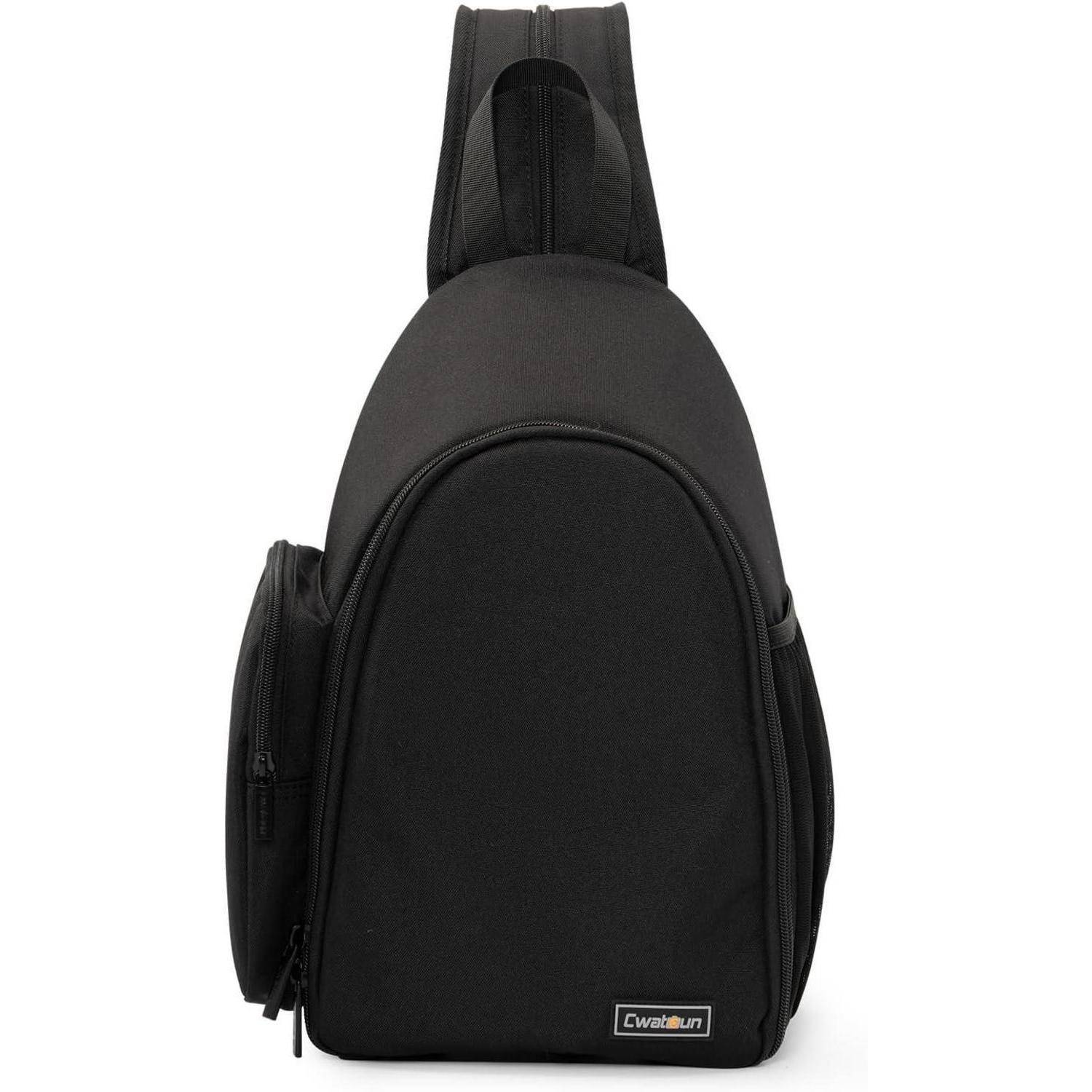 Kameratasche SLR wasserdichter Rucksack Organizer Schwarz