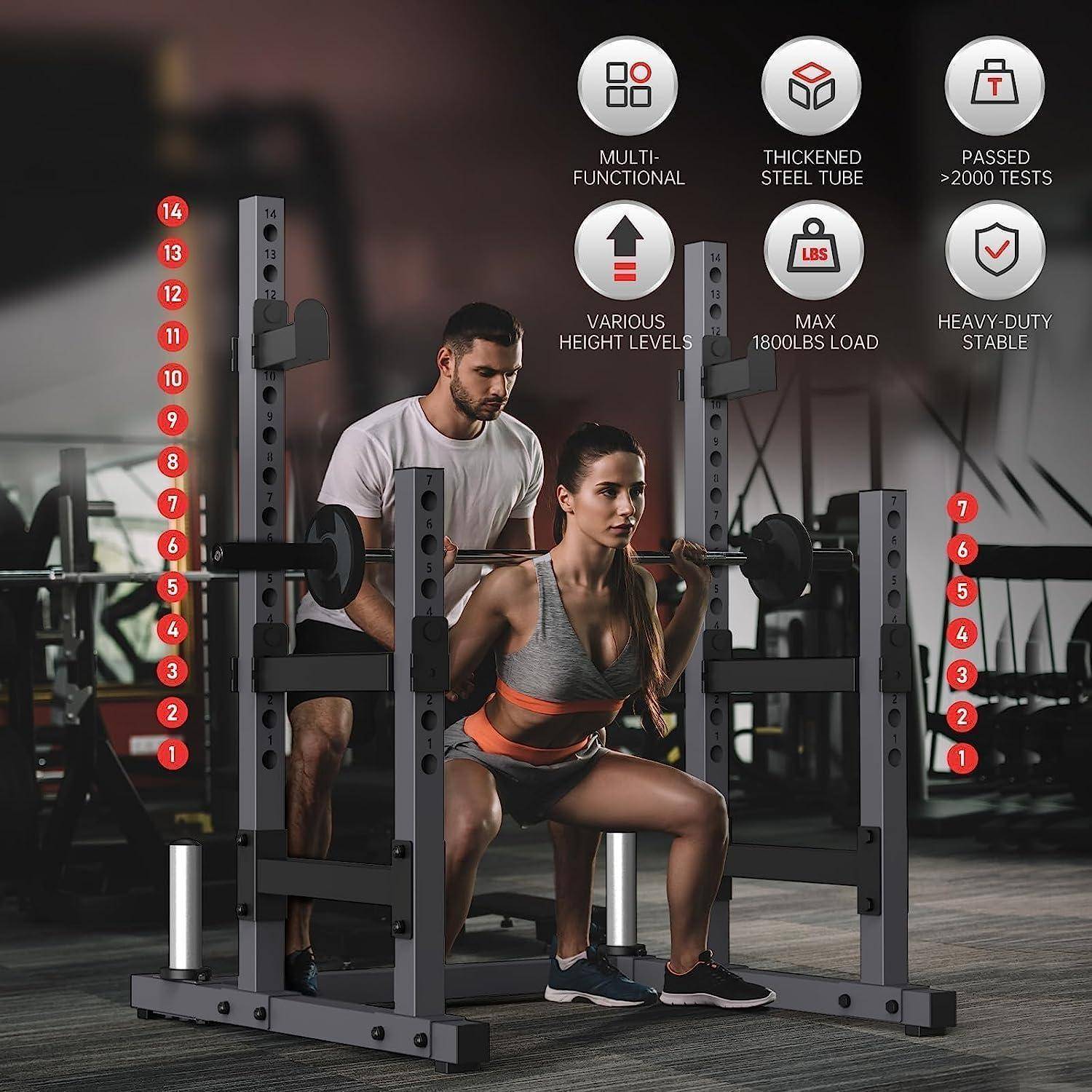 Squat Rack Hantelständer höhenverstellbar bis 800 KG