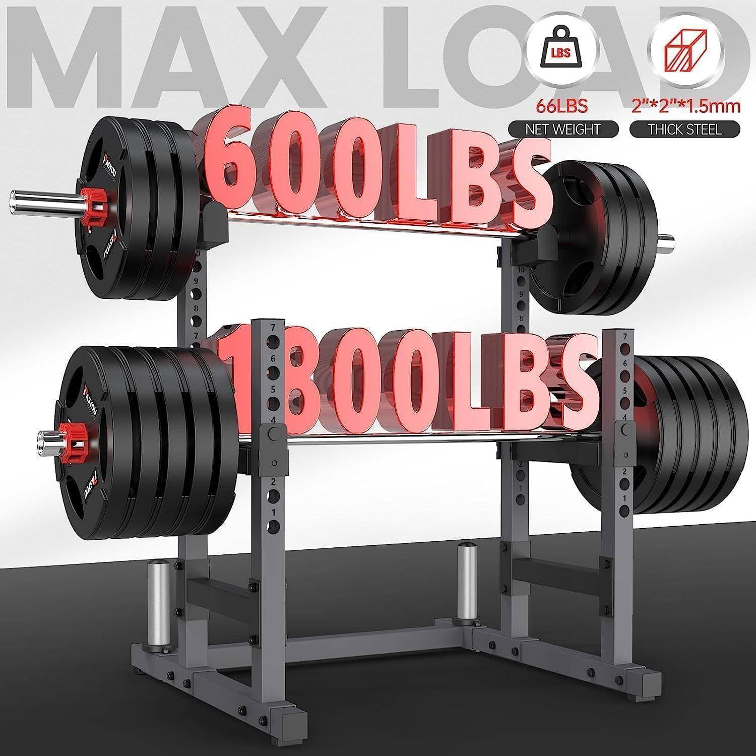 Squat Rack Hantelständer höhenverstellbar bis 800 KG
