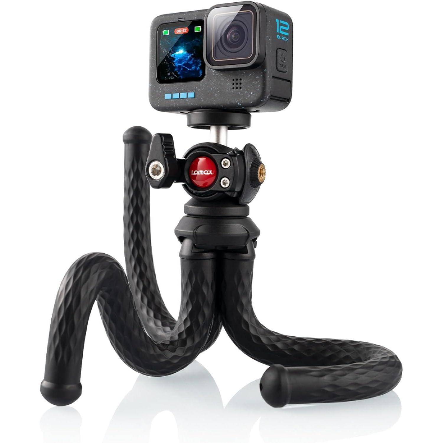 Flexibles Action Kamera Stativ Octopus Pod für GoPro Insta-360 Video