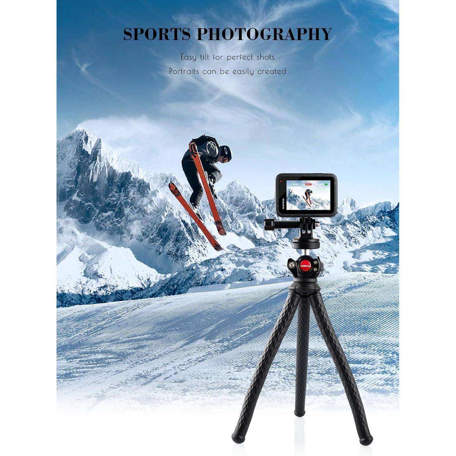Flexibles Action Kamera Stativ Octopus Pod für GoPro Insta-360 Video