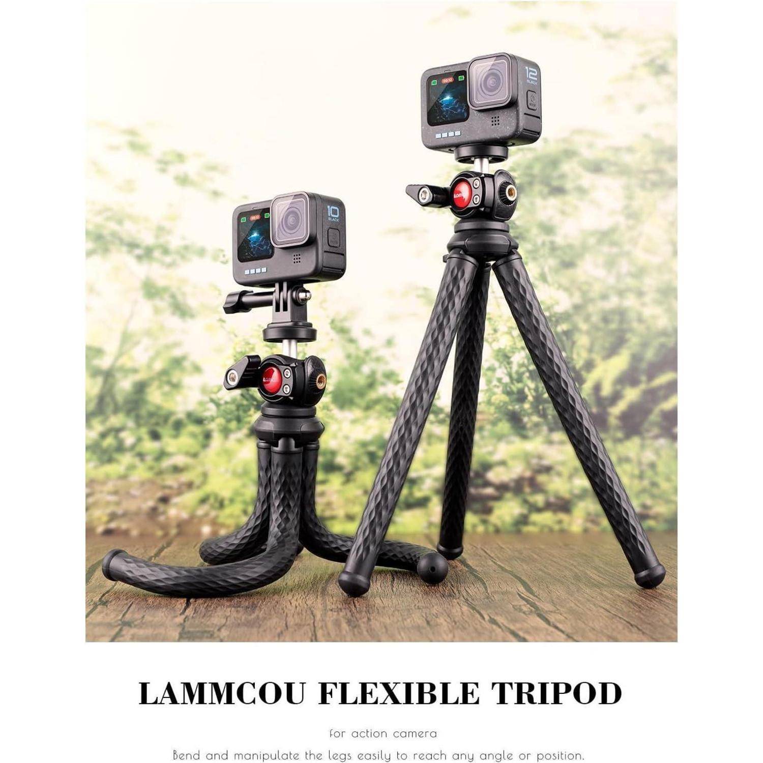 Flexibles Action Kamera Stativ Octopus Pod für GoPro Insta-360 Video