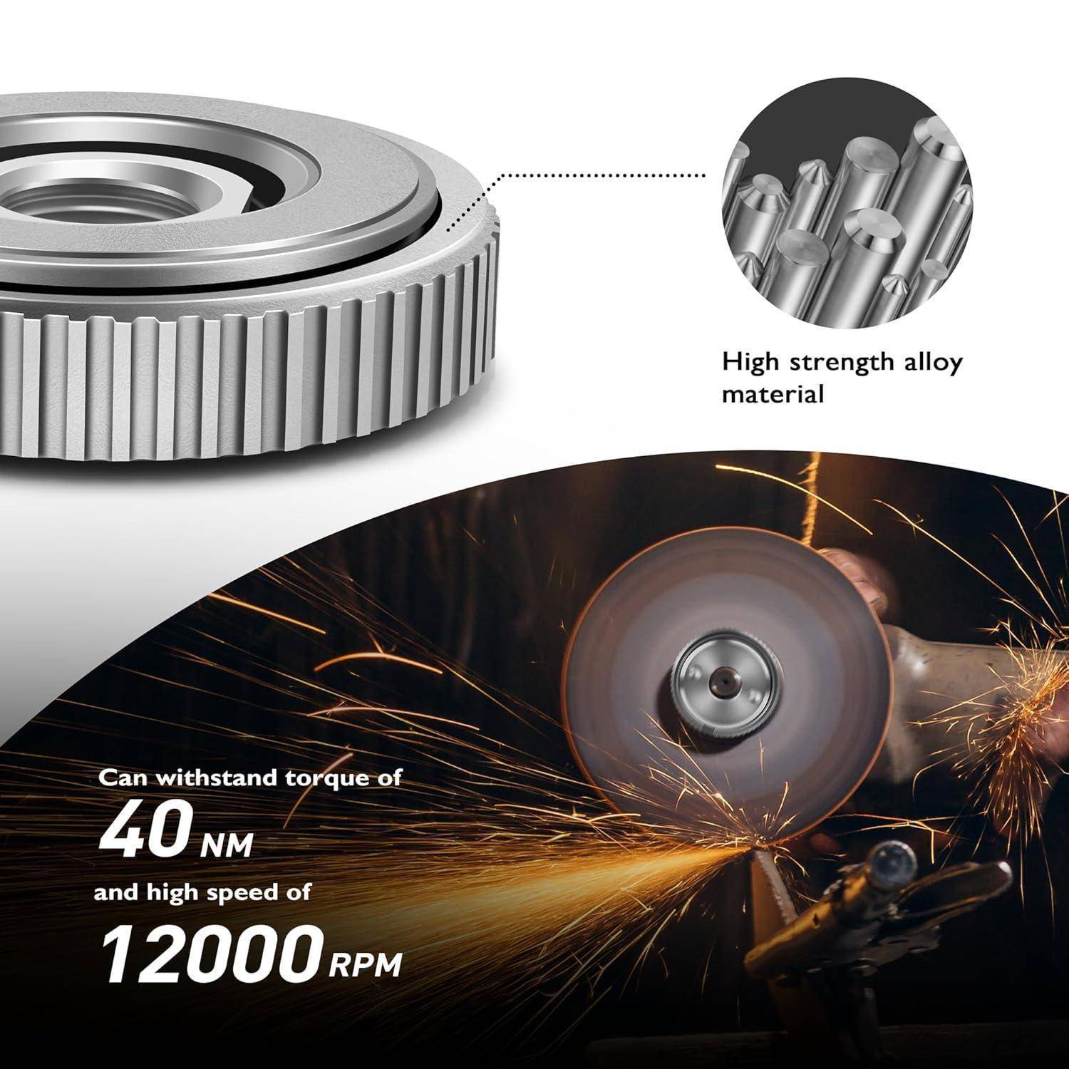 Ein hochfester Legierungsgetriebe, das ein Drehmoment von 40 Nm und 12.000 U/min aushält, mit Funken im Hintergrund hervorgehoben.