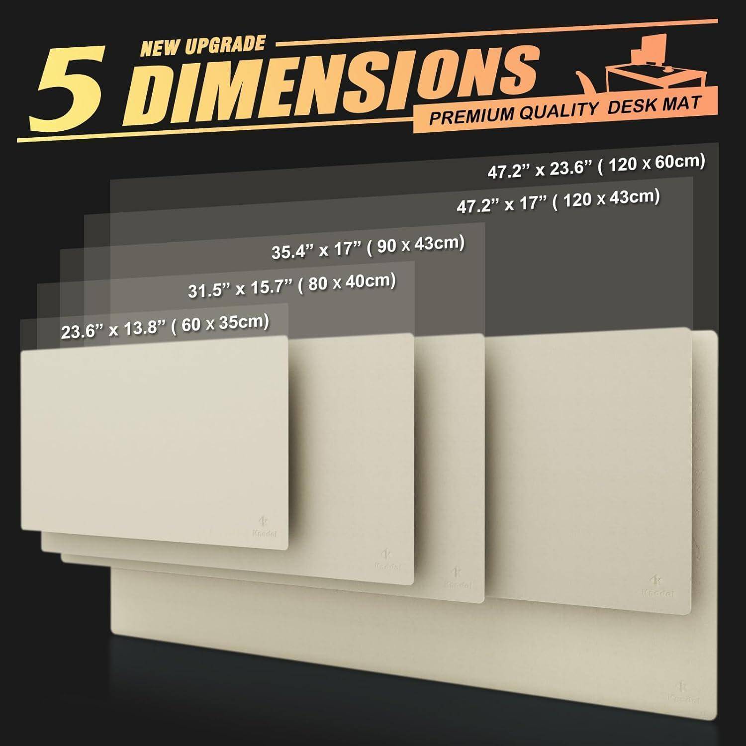 Tischunterlage PVC wasserdicht 90x43cm doppelseitig Elfenbein