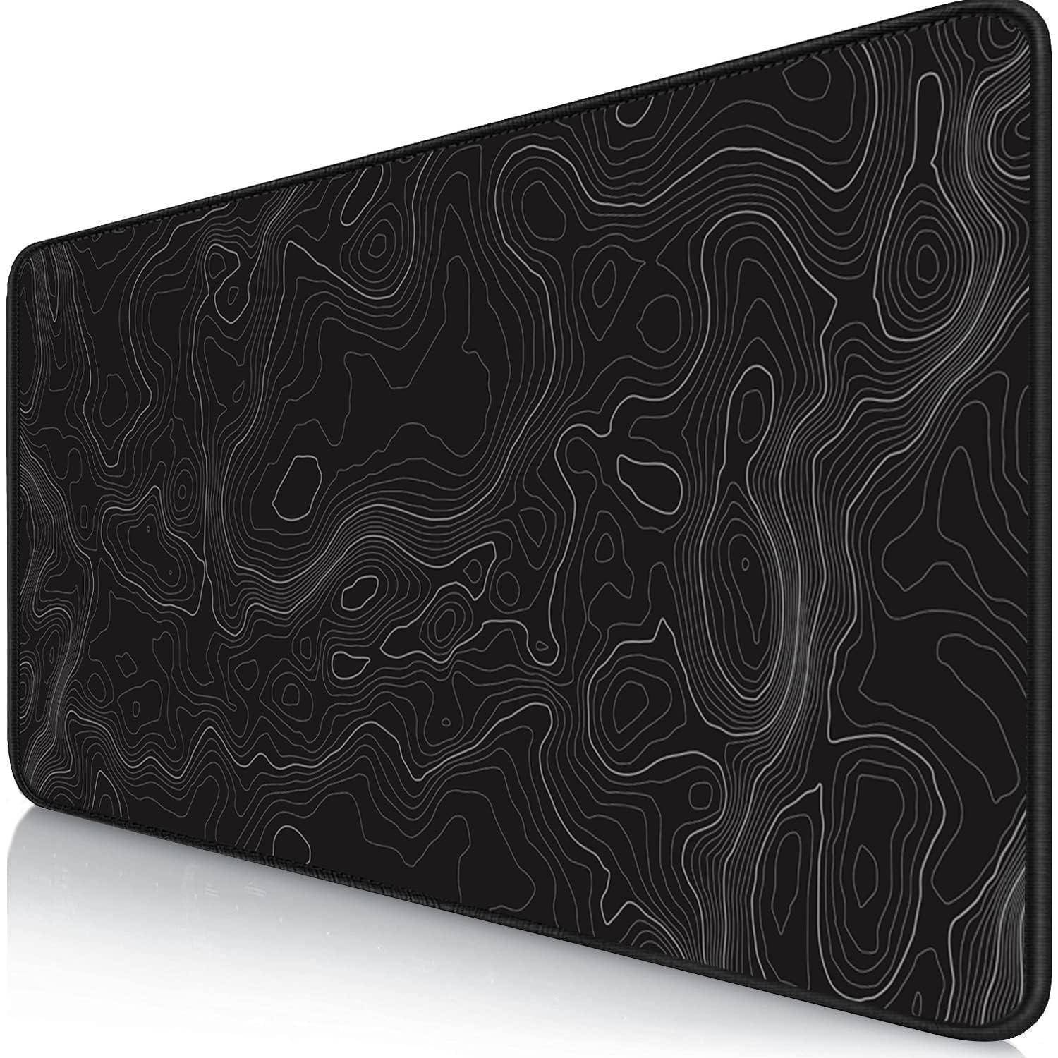 Gaming Mauspad XXL 900x400mm Artistic Curve vernähte Kanten rutschfest